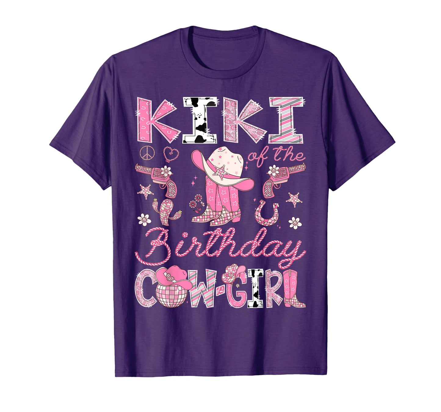 Kiki Of The Birthday Cow-Girl Disco Rodeo Western T-Shirt