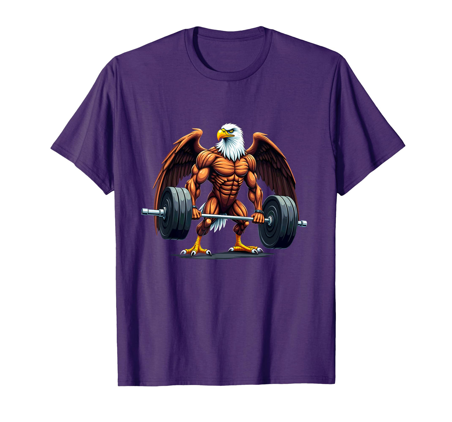 Workout Gym Eagle Deadlift Weightlifting T-Shirt