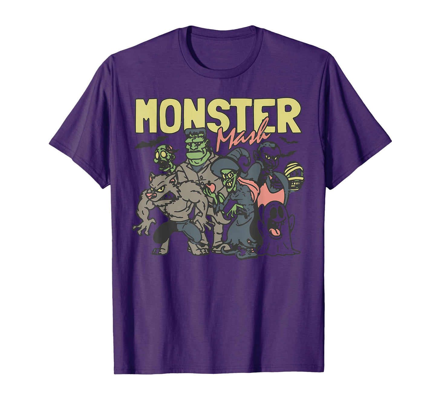 Monster Mash Vintage Ghost Halloween T-Shirt