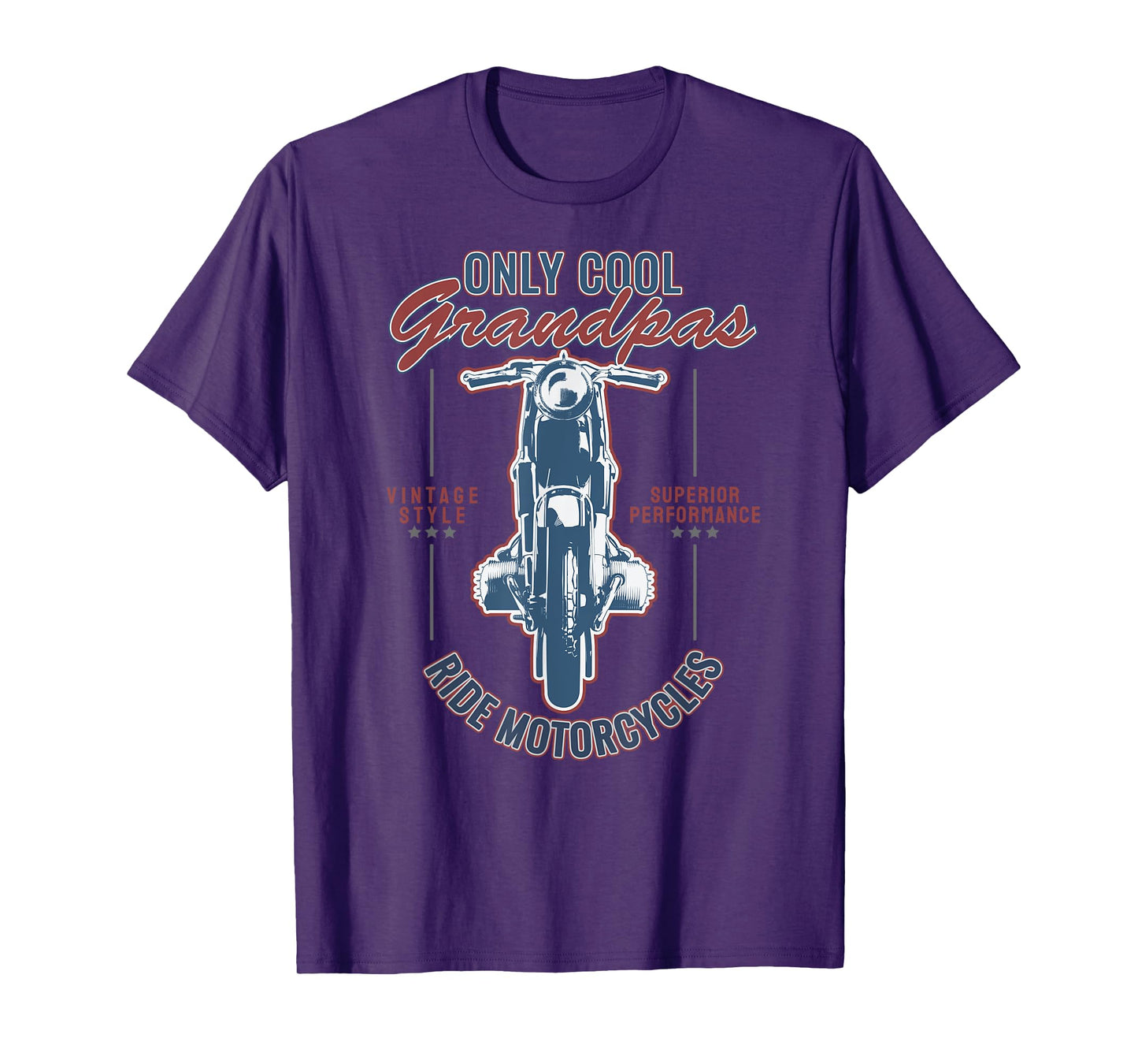 Only Cool Grandpas Ride Motorcycles T-Shirt