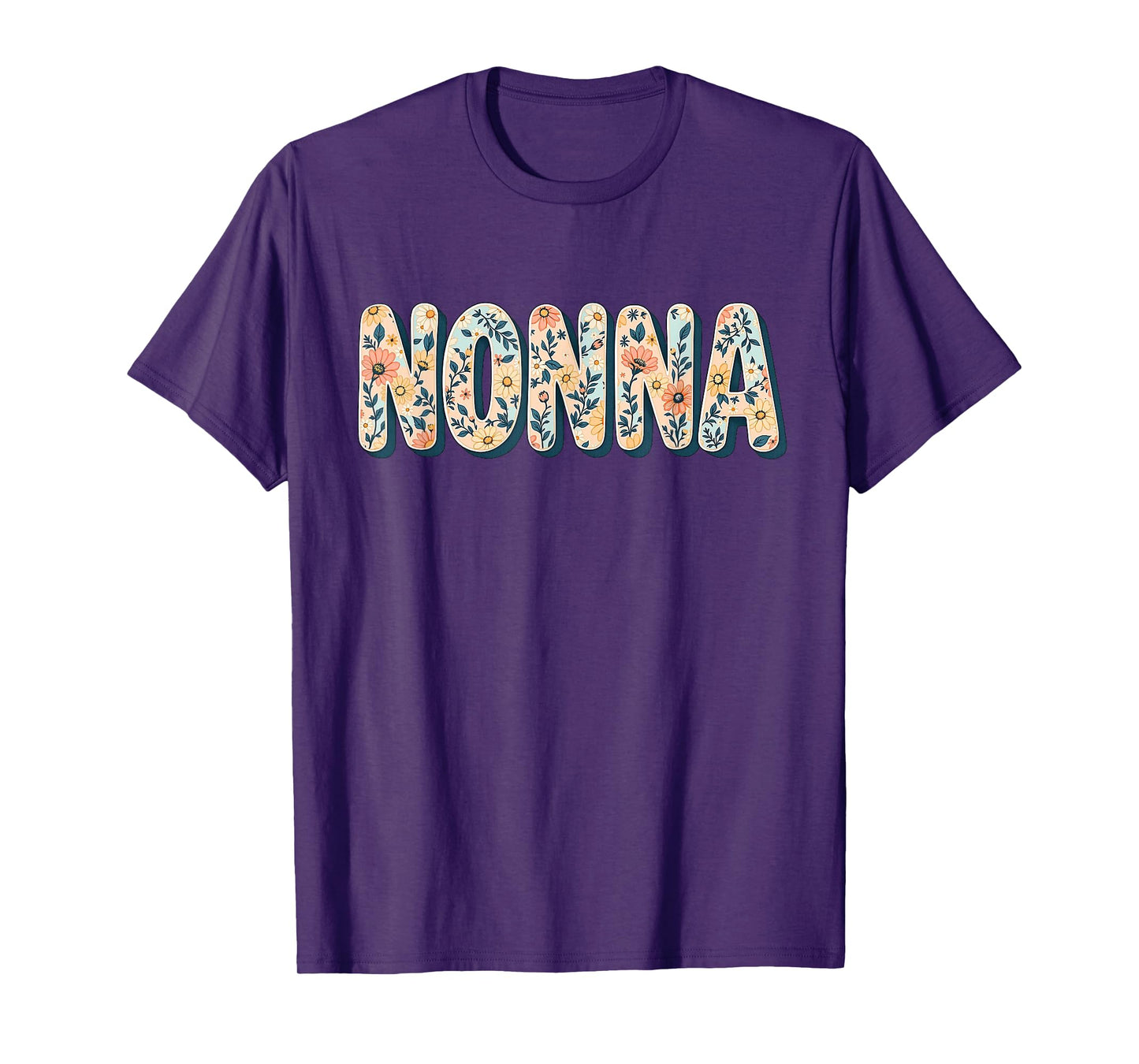 Wildflowers Nonna Floral Mother's Day Nonna T-Shirt
