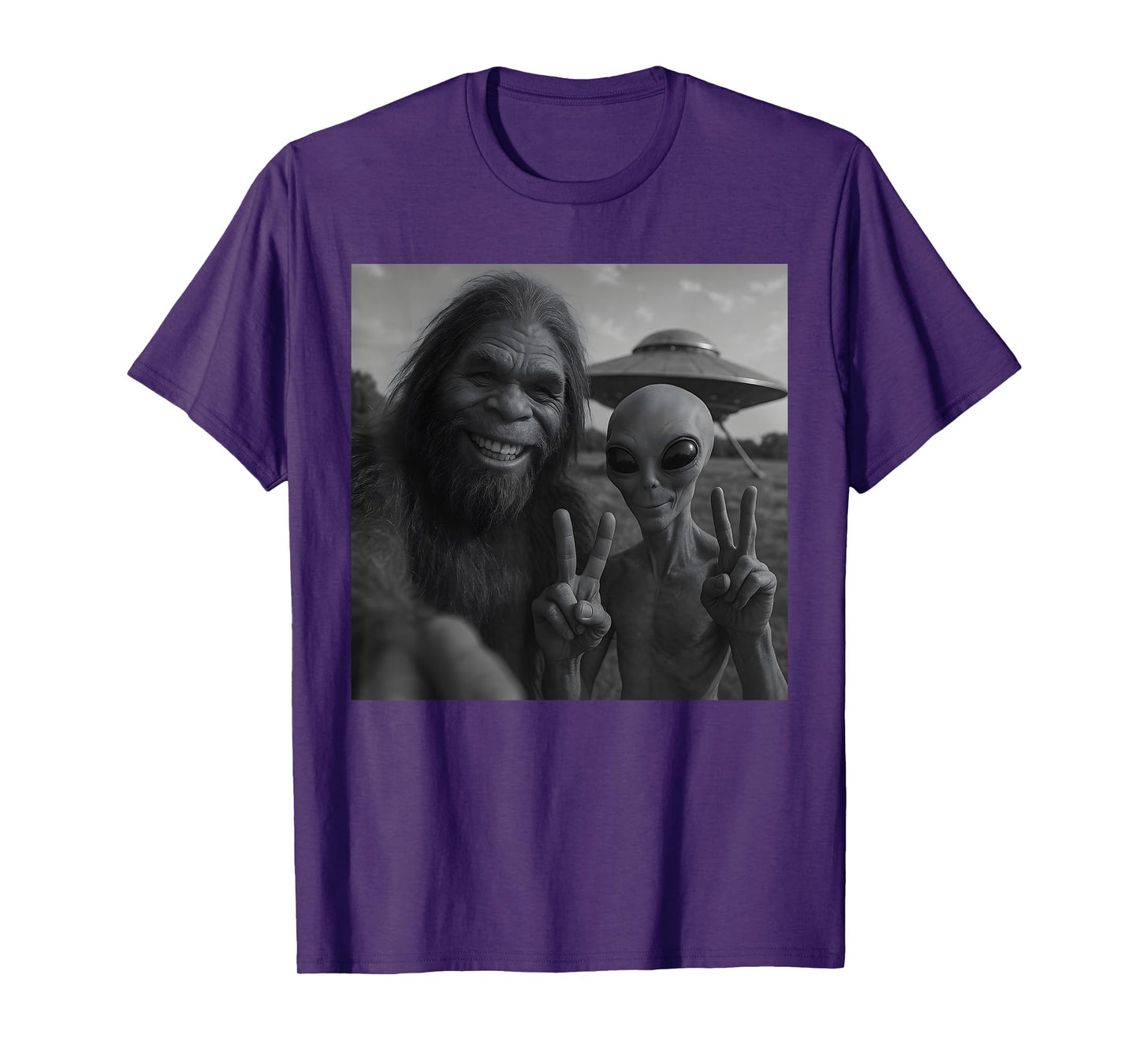 Funny Bigfoot Alien T-Shirt