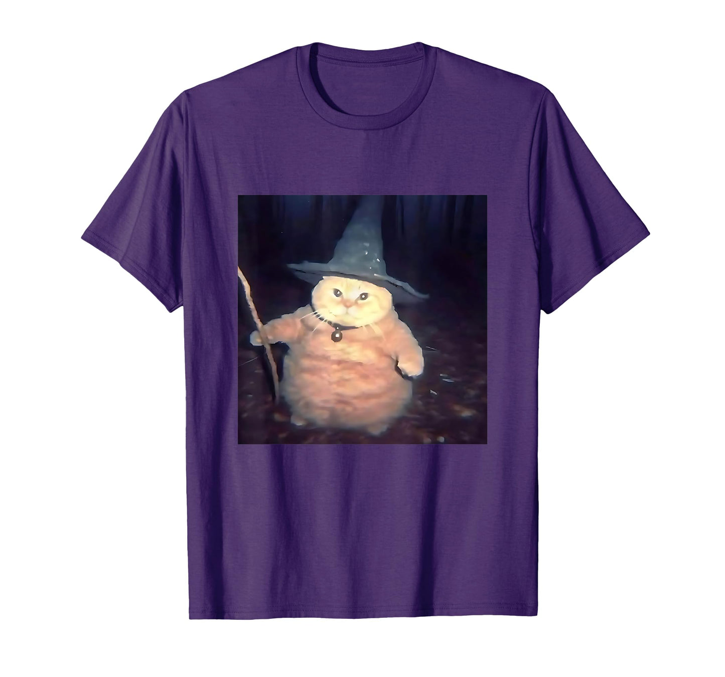 Wizard Cat Weird Funny Halloween Cat Meme T-Shirt