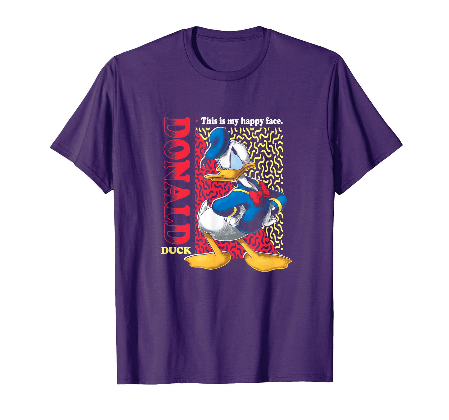 Disney Mickey And Friends Donald Duck Classic Happy Face T-Shirt