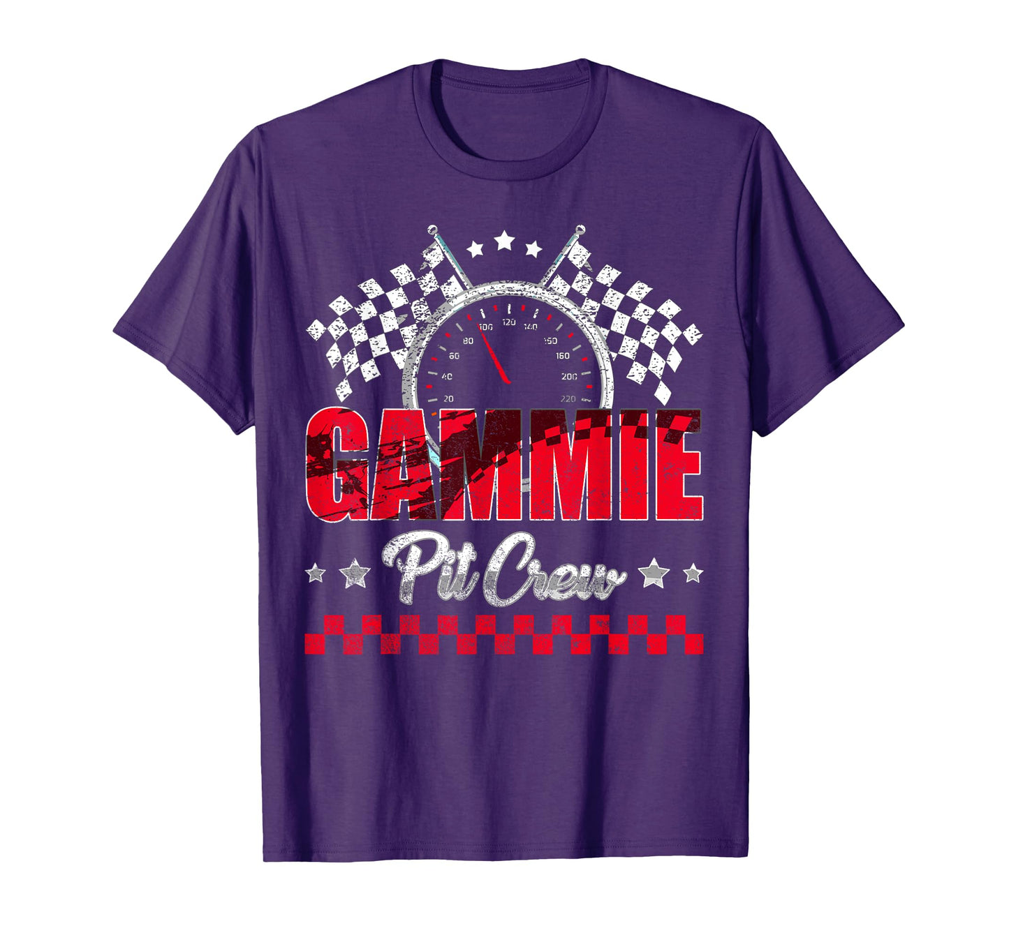 Race Car Birthday Party Racing Family Gammie Pit Crew T-Shirt