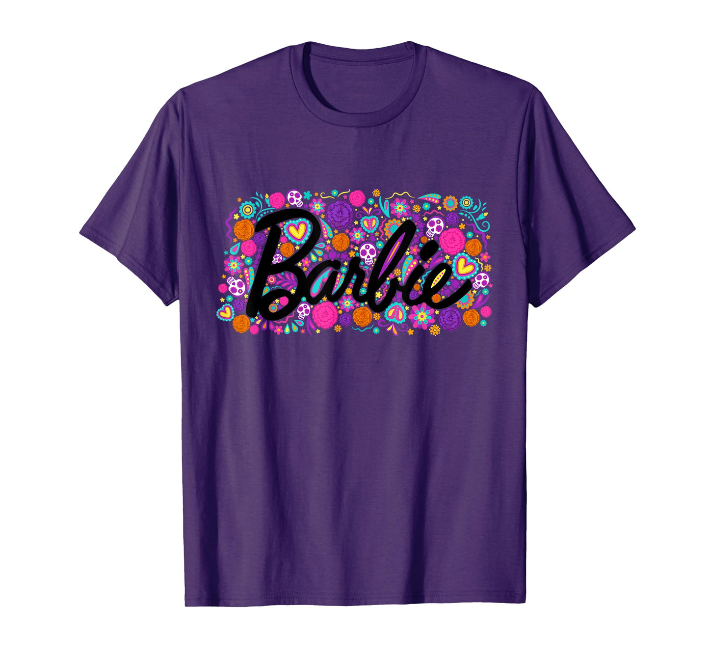 Barbie Día De Muertos Logo T-Shirt