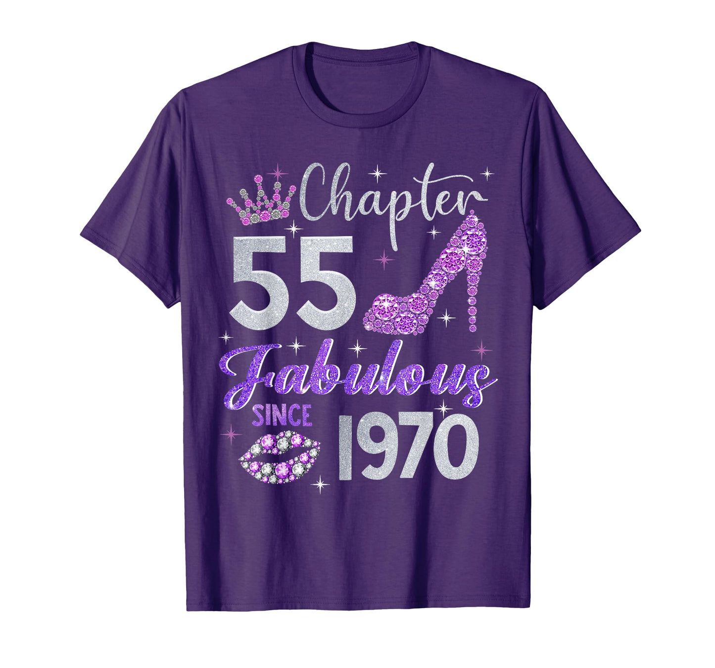 Chapter 55 Fabulous Since 1970 55th Birthday Women Girl T-Shirt