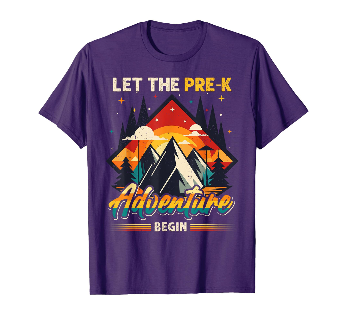 Cute Let the Pre-K Adventure Begin Pre-K Teacher First Day T-Shirt