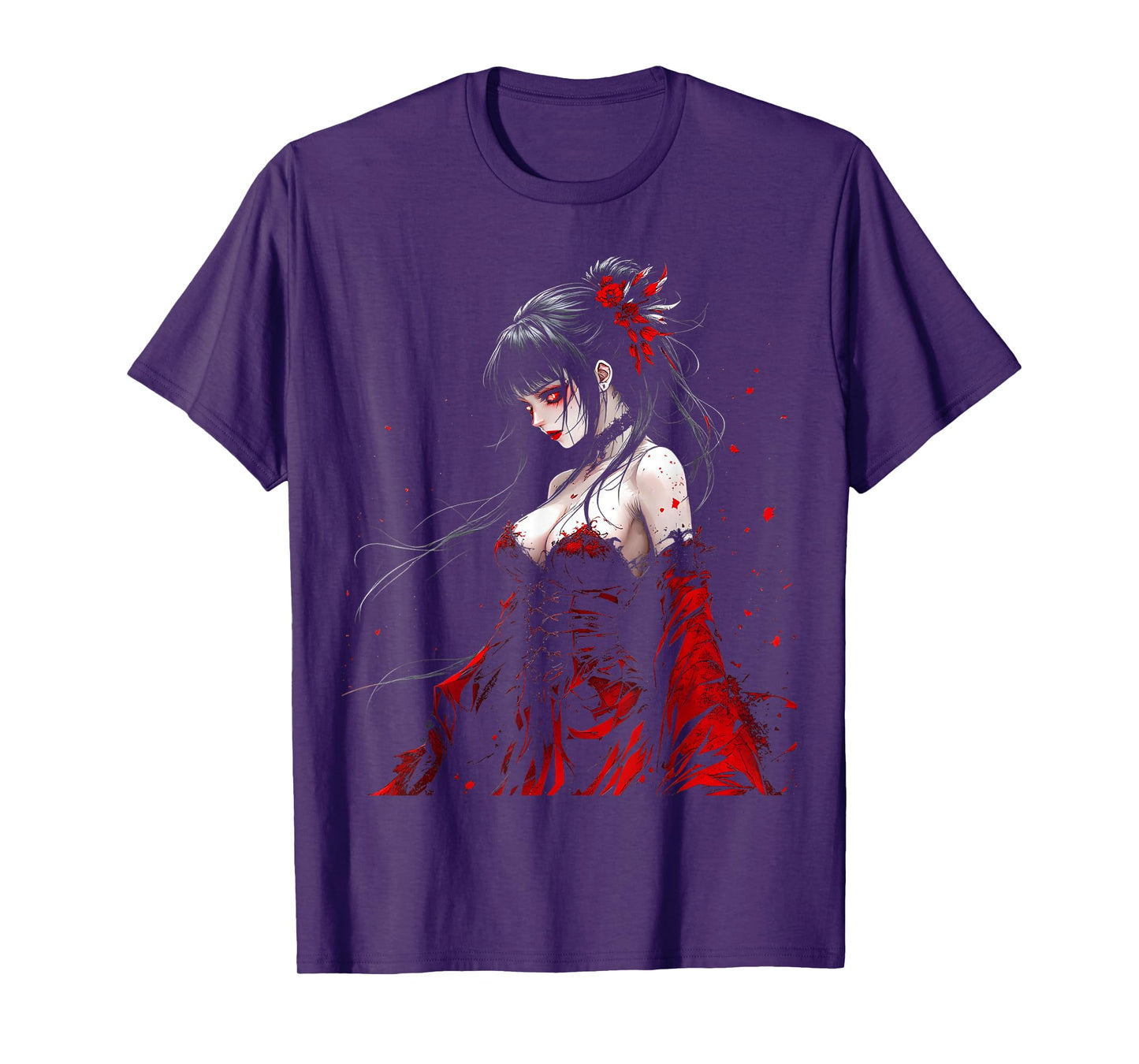 Horror Anime Manga Tee I Gothic Outfit I Japanese Chibi Girl T-Shirt