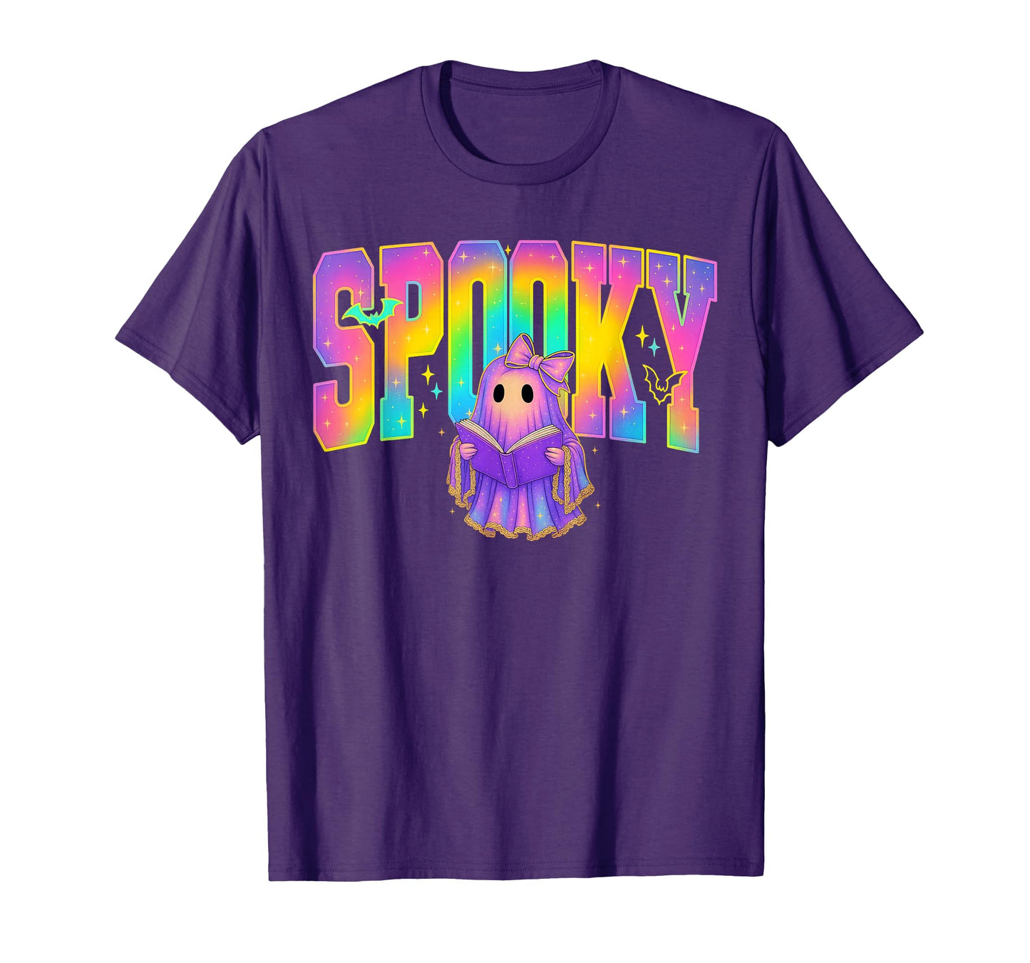 HUGvyn Halloween: Spooky Ghost Reading Librarian Book Lovers T-Shirt
