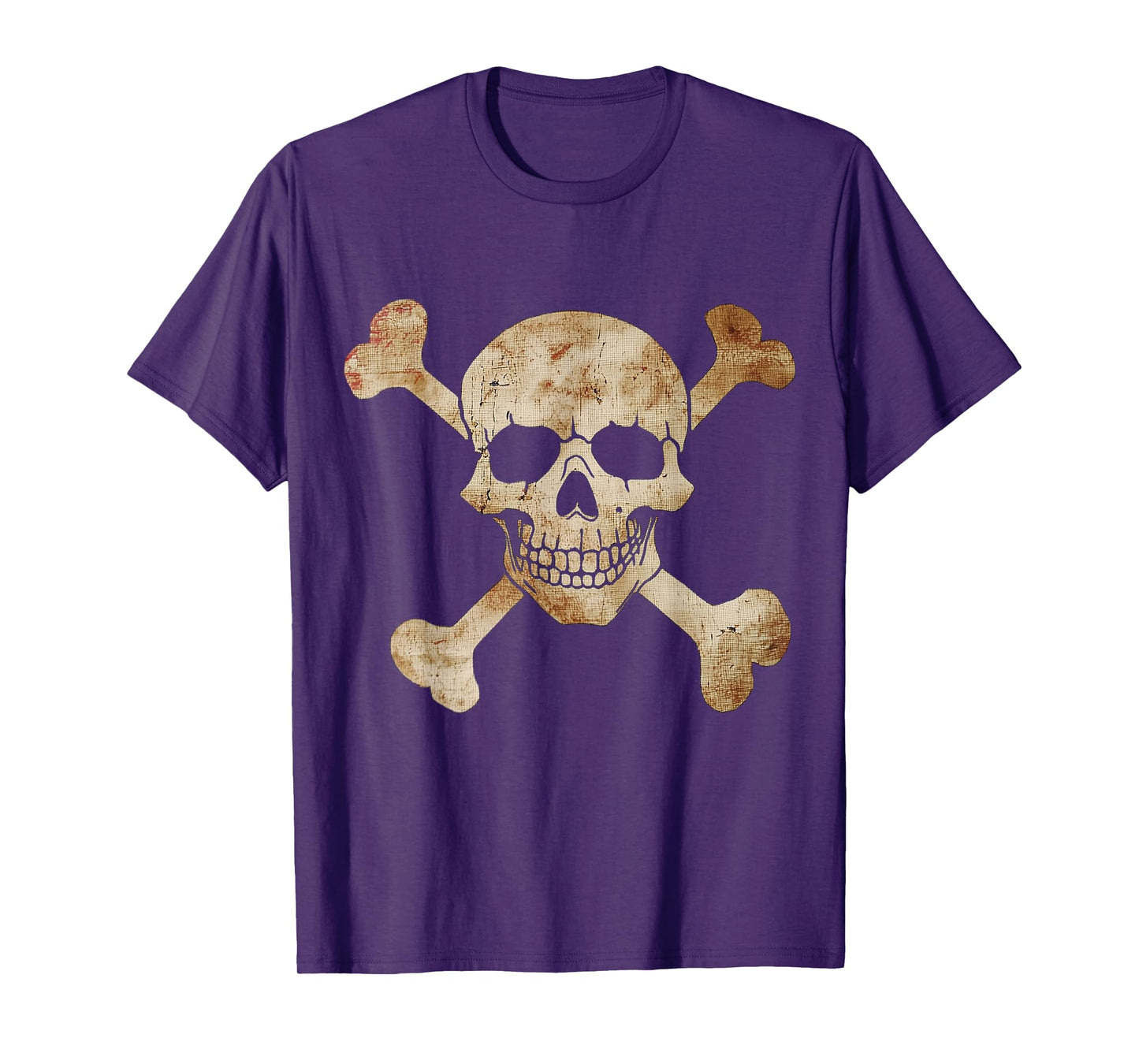 Pirate Flag Skull And Crossbones Skeleton Graphic Halloween T-Shirt