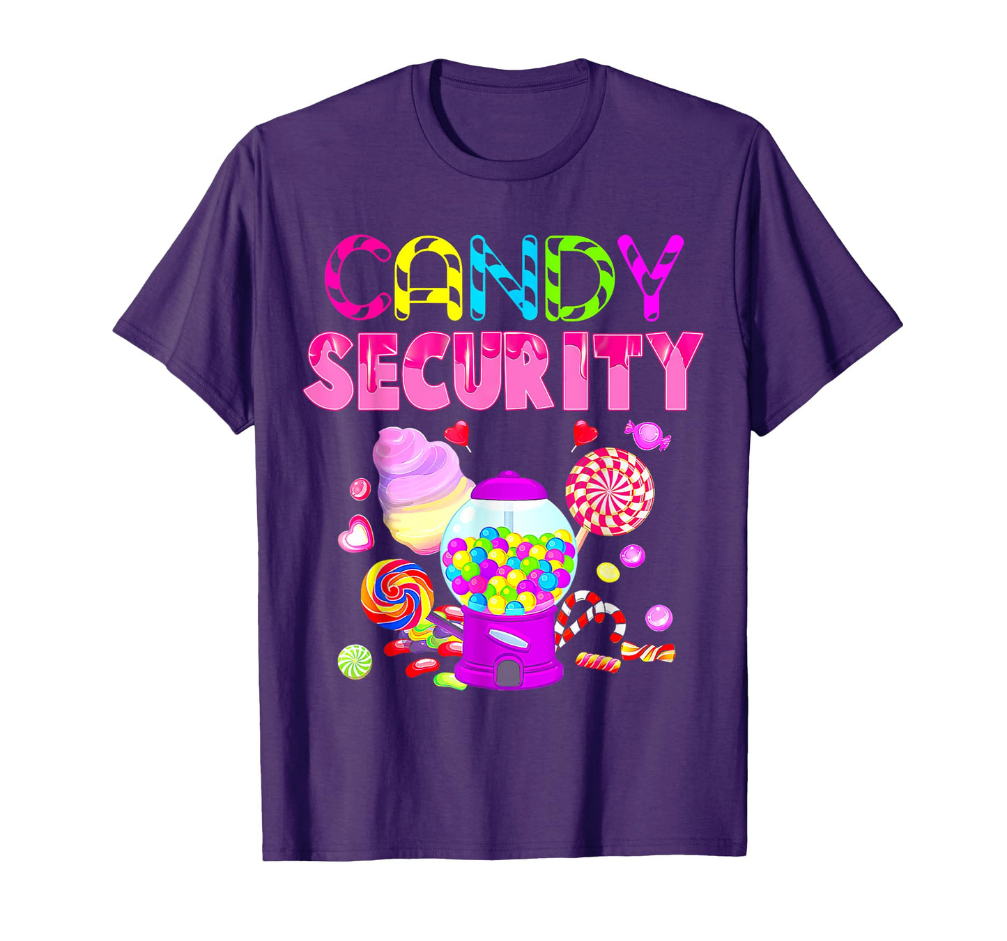 Candy Security Crew Candyland Costume Kids Teens Adult T-Shirt