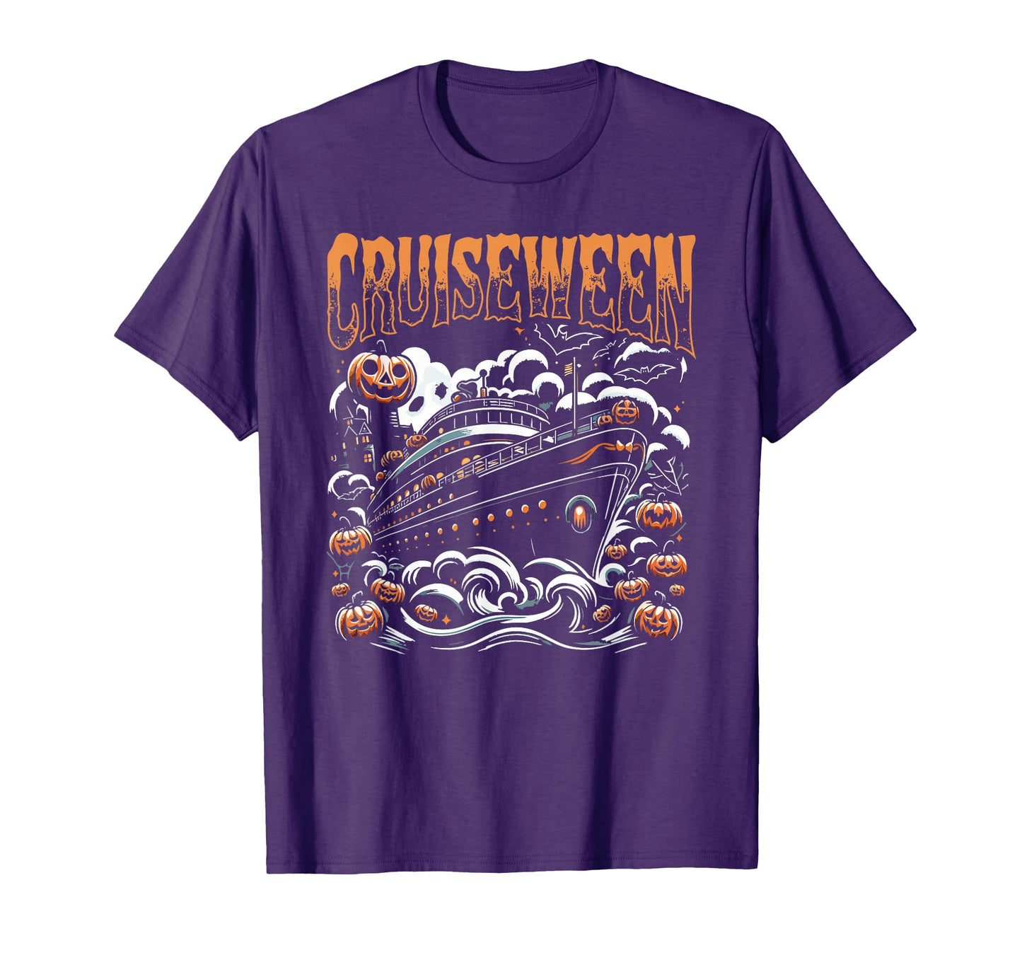 Cruising Designs By MCG.Co Cruiseween Black Unisex-Adults & Kids Halloween T-Shirt