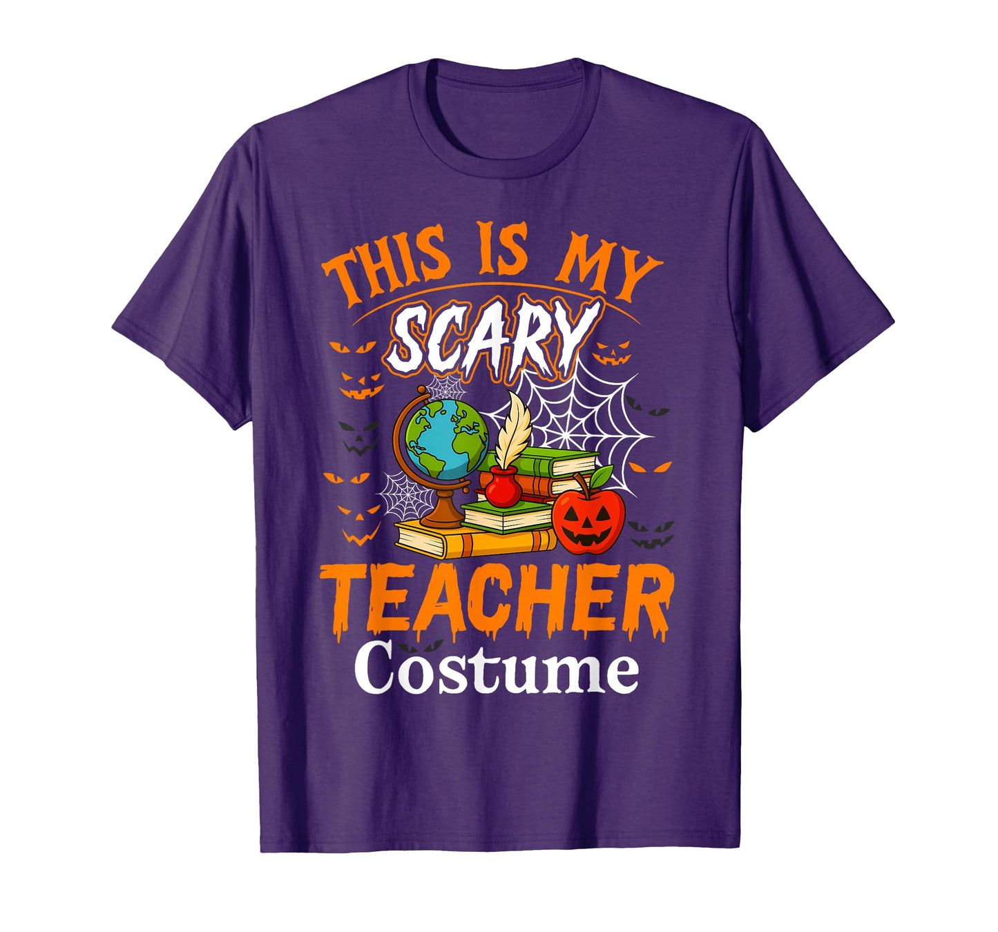 This Is My Scary Teacher Costume Halloween Humor School Look T-Shirt