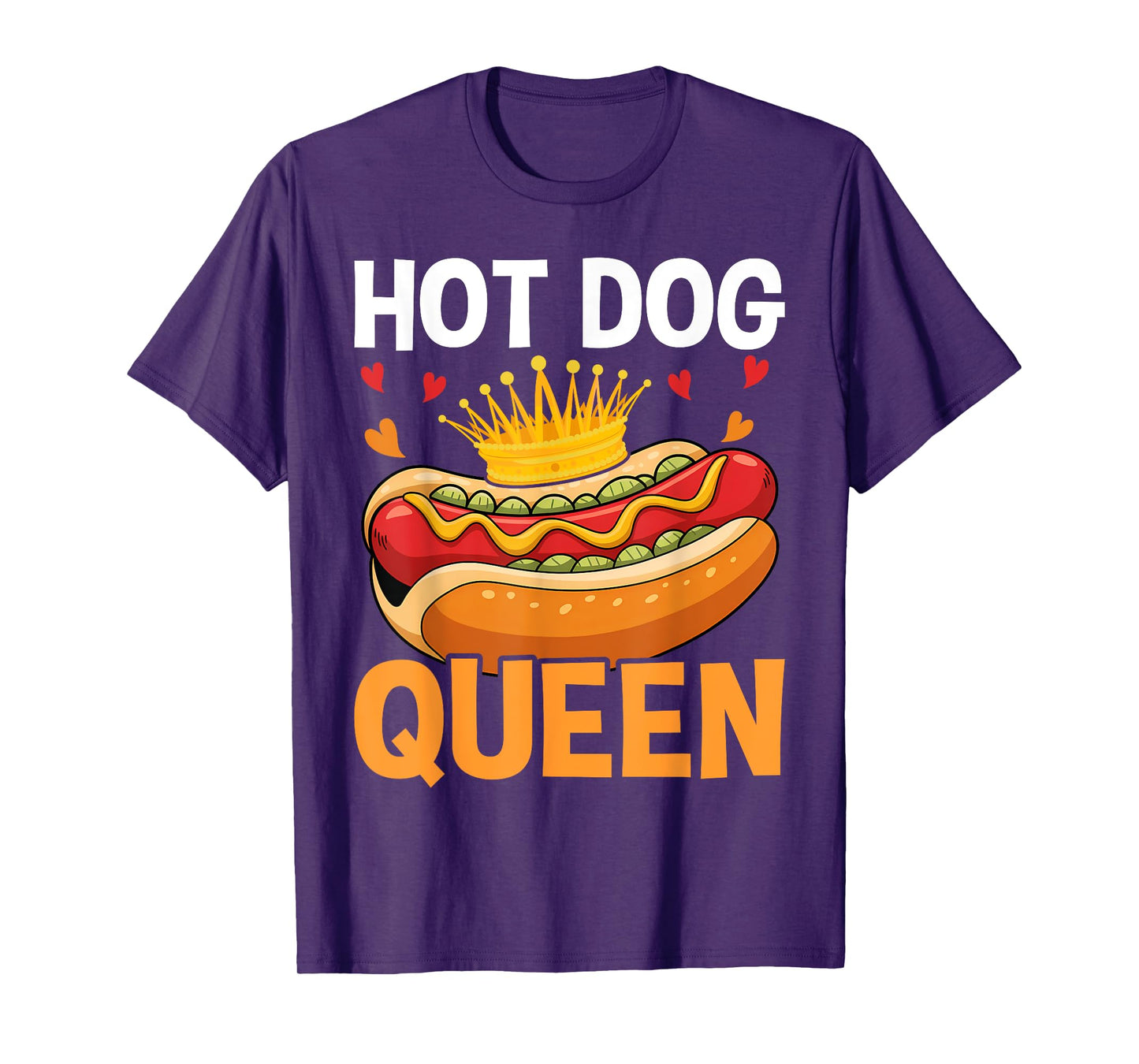 Hot Dog Queen - Hot Dog Lover Fast Food Wiener T-Shirt