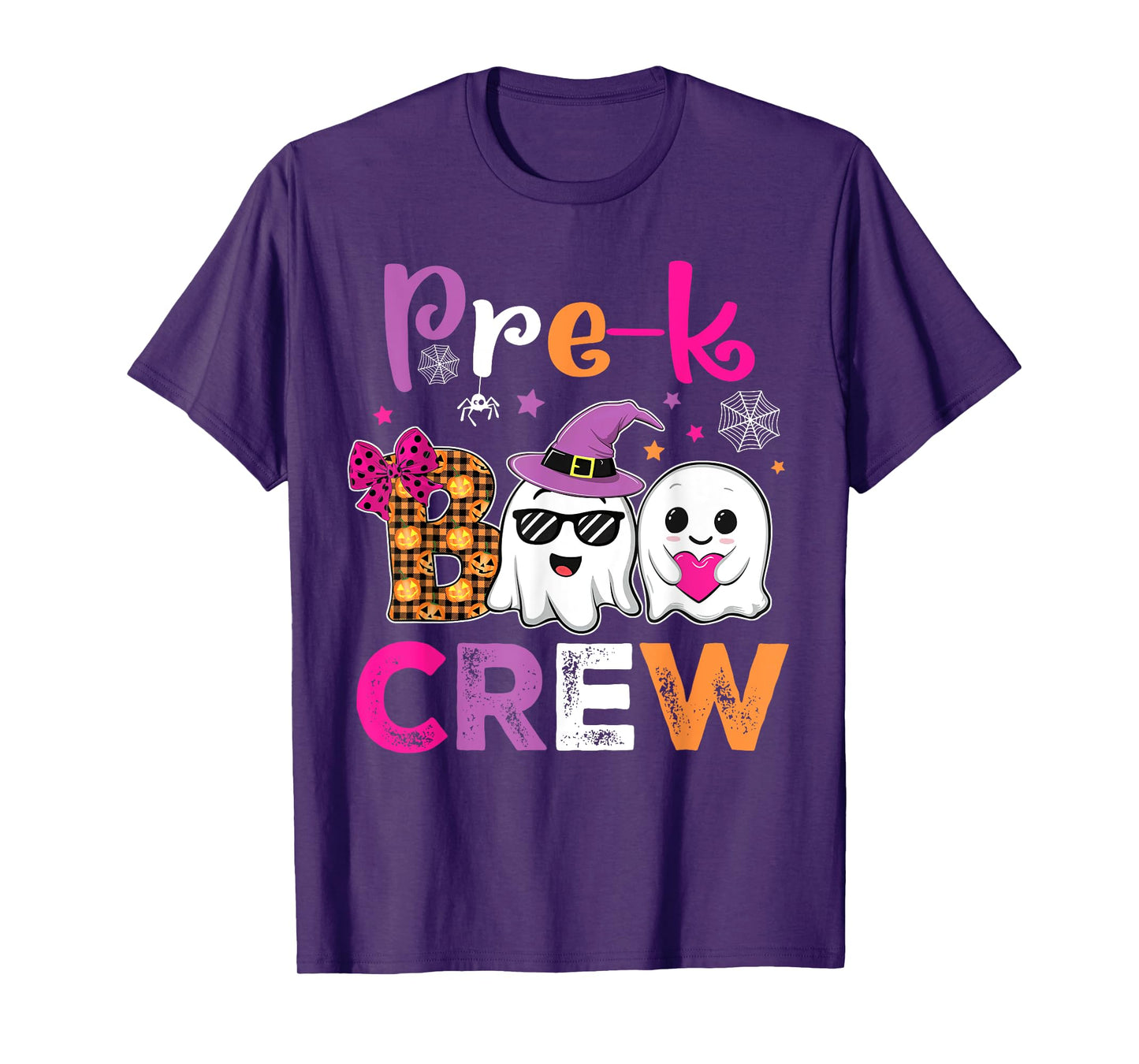 Funny Pre-K Boo Crew Teacher Kids Halloween Spooky Costume T-Shirt