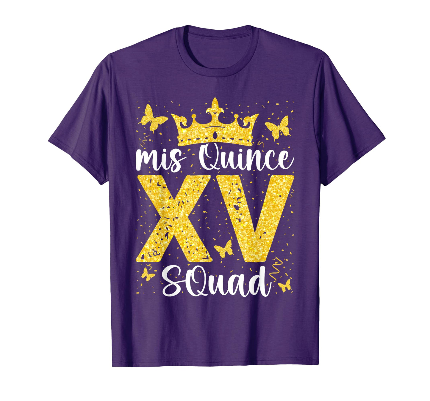 15th Birthday Mis Quince Squad Quinceanera T-Shirt