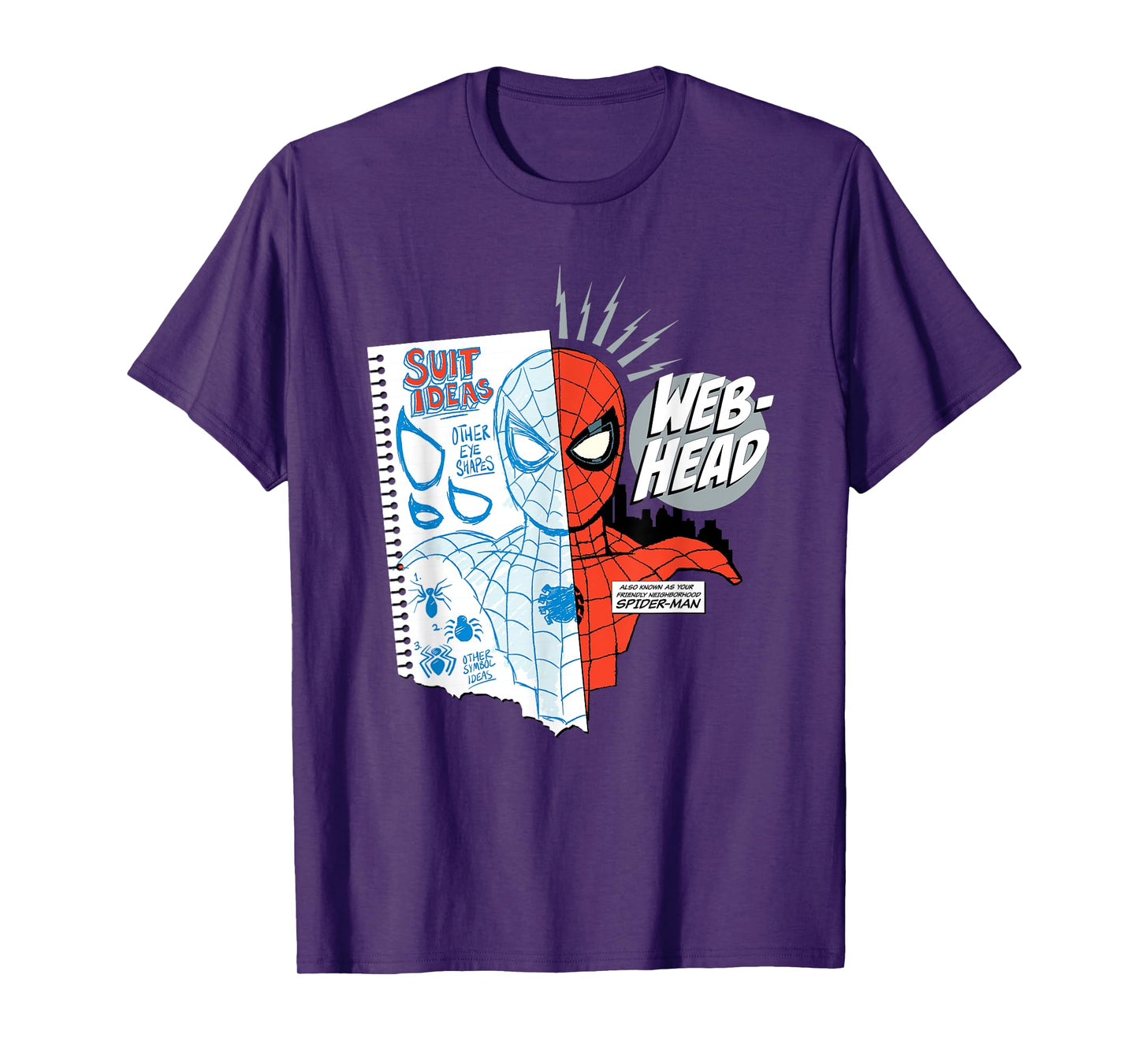 Marvel Your Friendly Neighborhood Spider-Man Suit Ideas T-Shirt