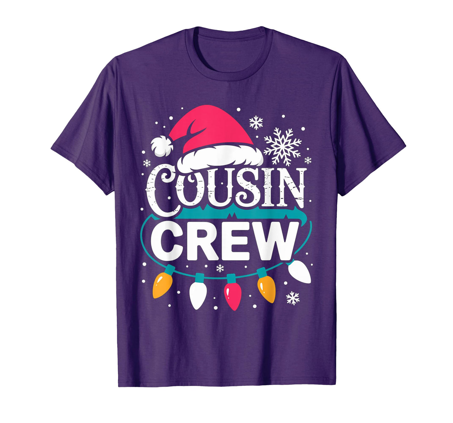 Christmas Cousin Crew Pajamas Kids Girls Toddler Matching T-Shirt