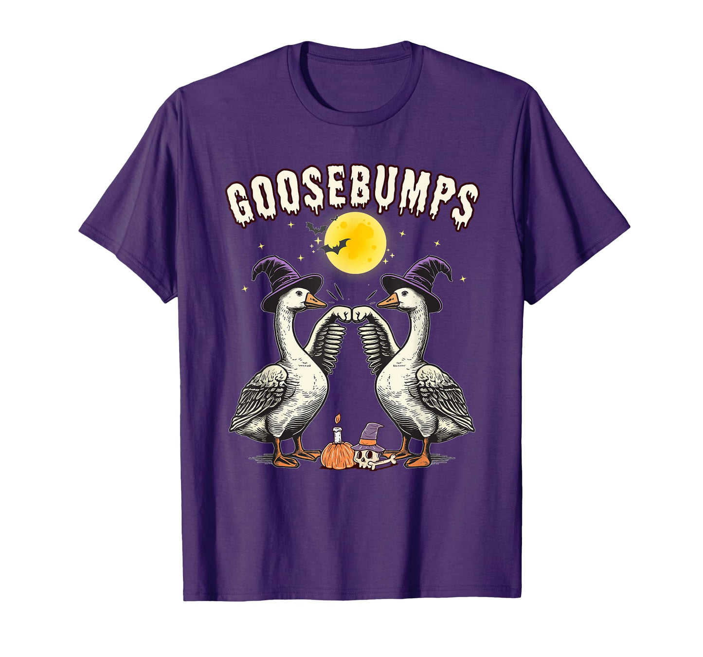 Goose Bumps Goosebumps Funny Goose Fist Bump Halloween T-Shirt