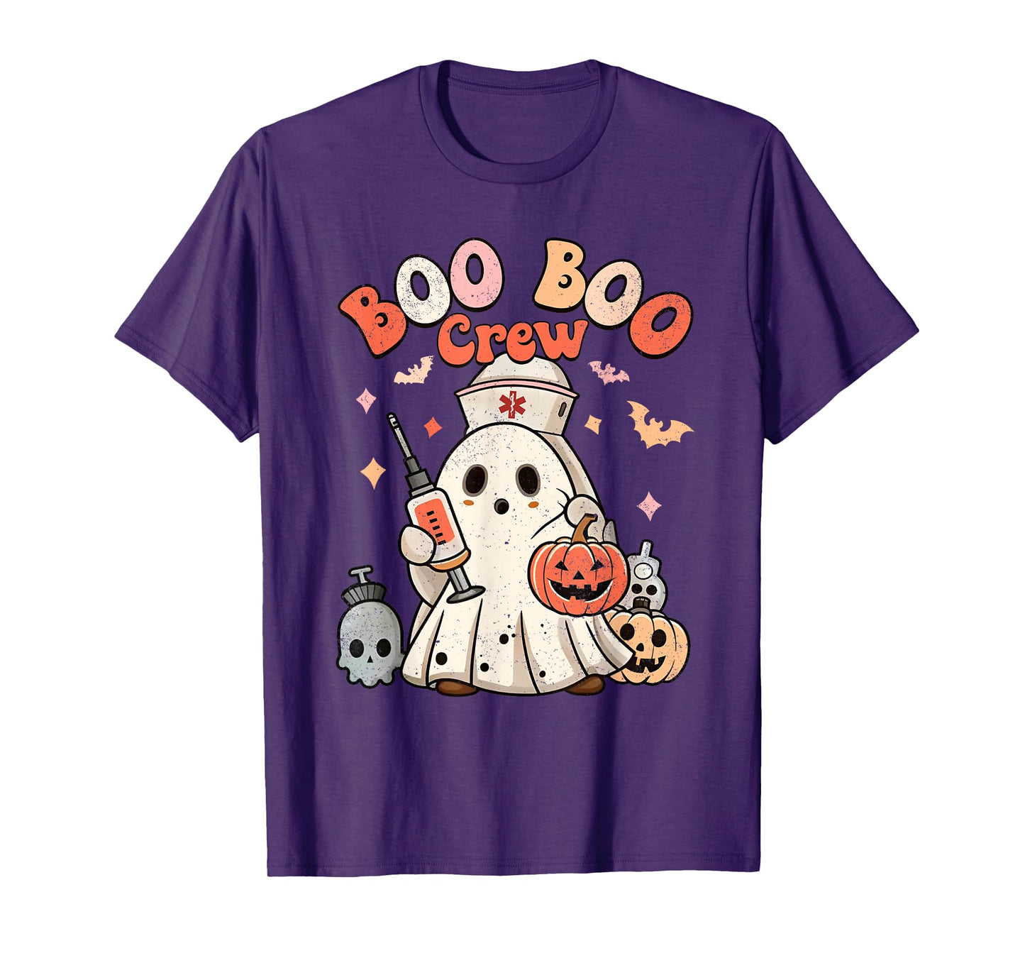 Boo Boo Crew Nurse Medical Halloween Costume T-Shirt