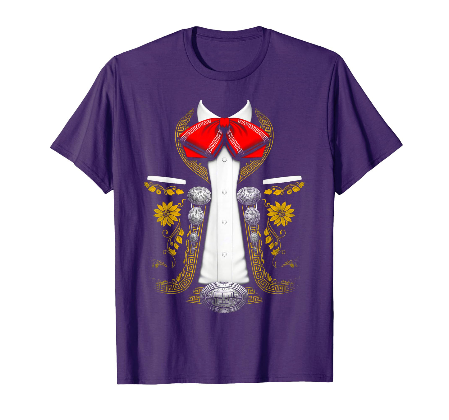 Mexican Mariachi Costume Funny Mexican Charro T-Shirt