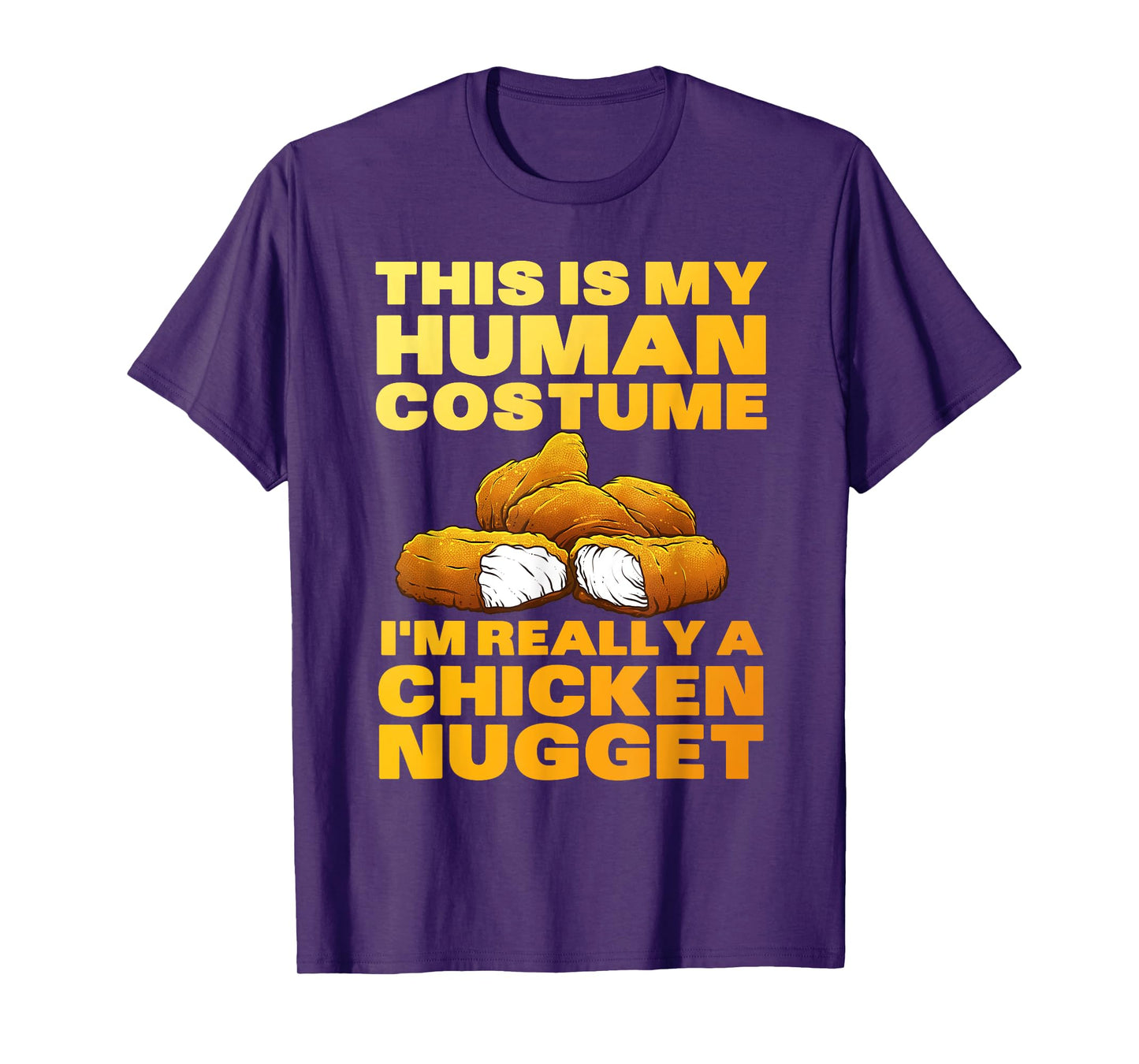 Chicken Nugget Art For Men Women Kids Chicken Nugget Costume T-Shirt
