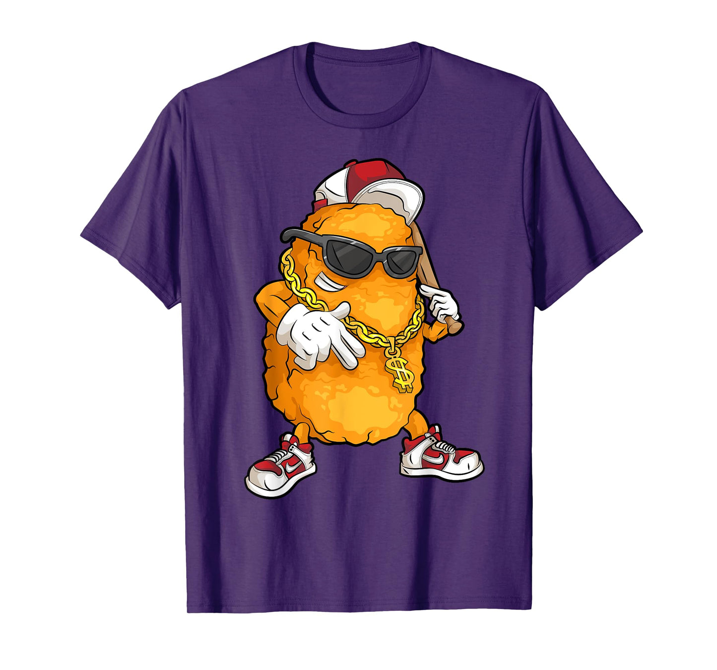 Cool Chicken Nugget Art For Boys Kids Chicken Nugget Lover T-Shirt