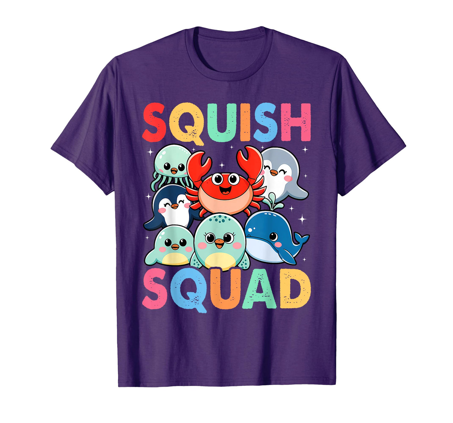 Squish Squad Mallow Soft Toy Cute for Kids Boy Girls T-Shirt