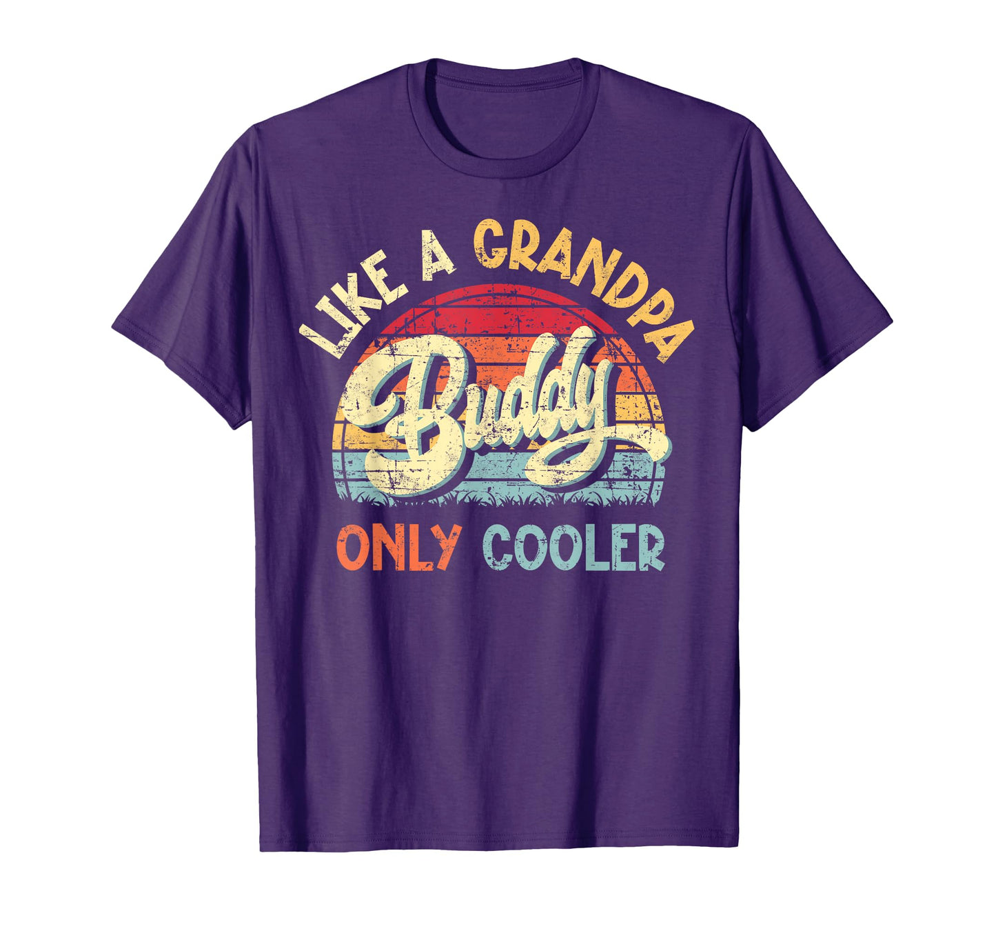 Buddy Like a Grandpa Only Cooler Vintage Father's Day Funny T-Shirt