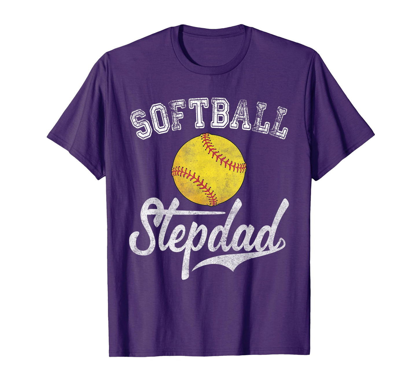 Softball Stepdad tshirt Sport Stepfather T-Shirt