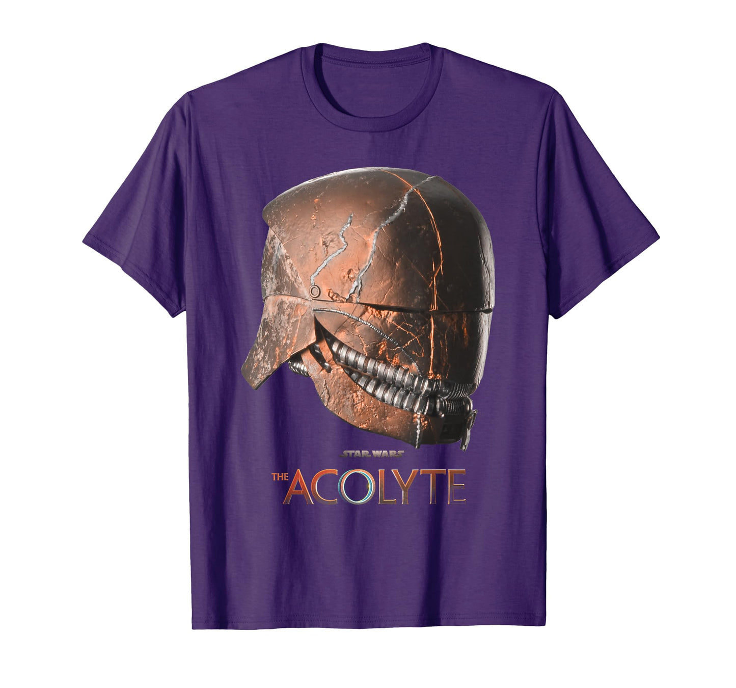 Star Wars The Acolyte Sith Lord Helmet Angle Portrait T-Shirt