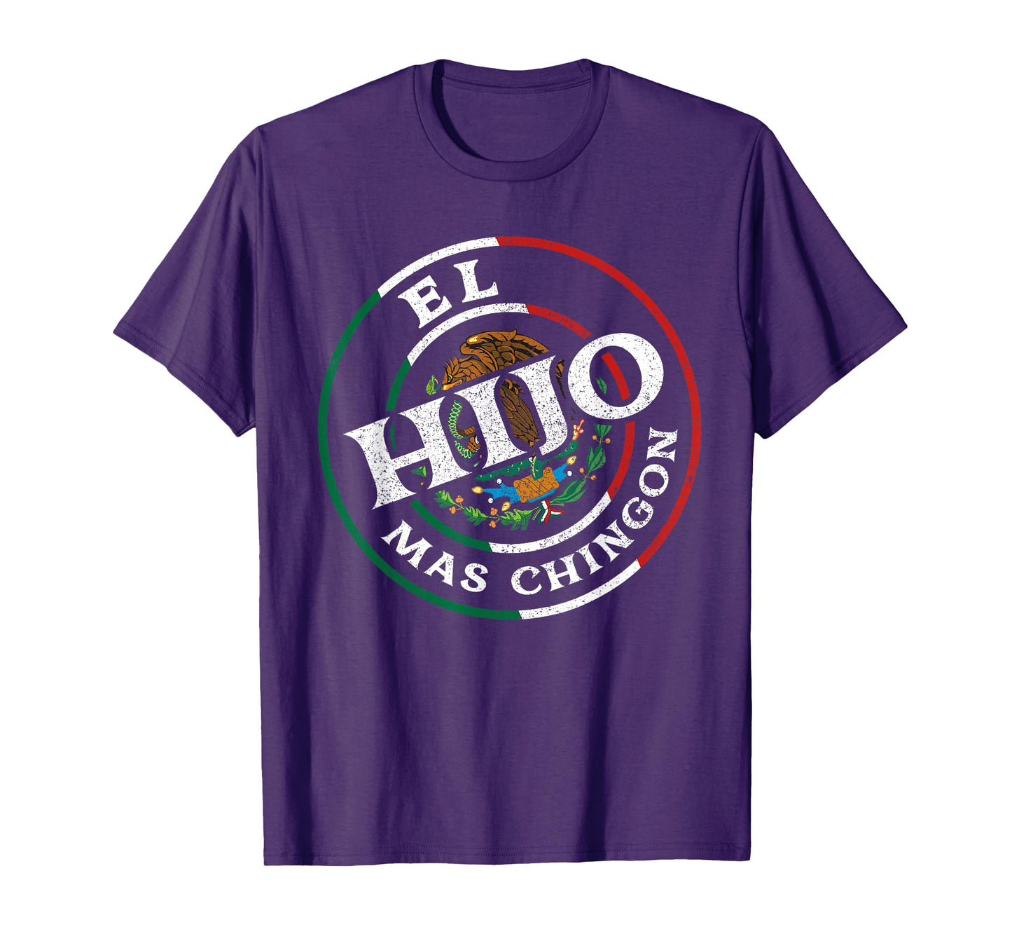 El Hijo Mas Chingon Best Son Ever Mexican Dad And Husband T-Shirt