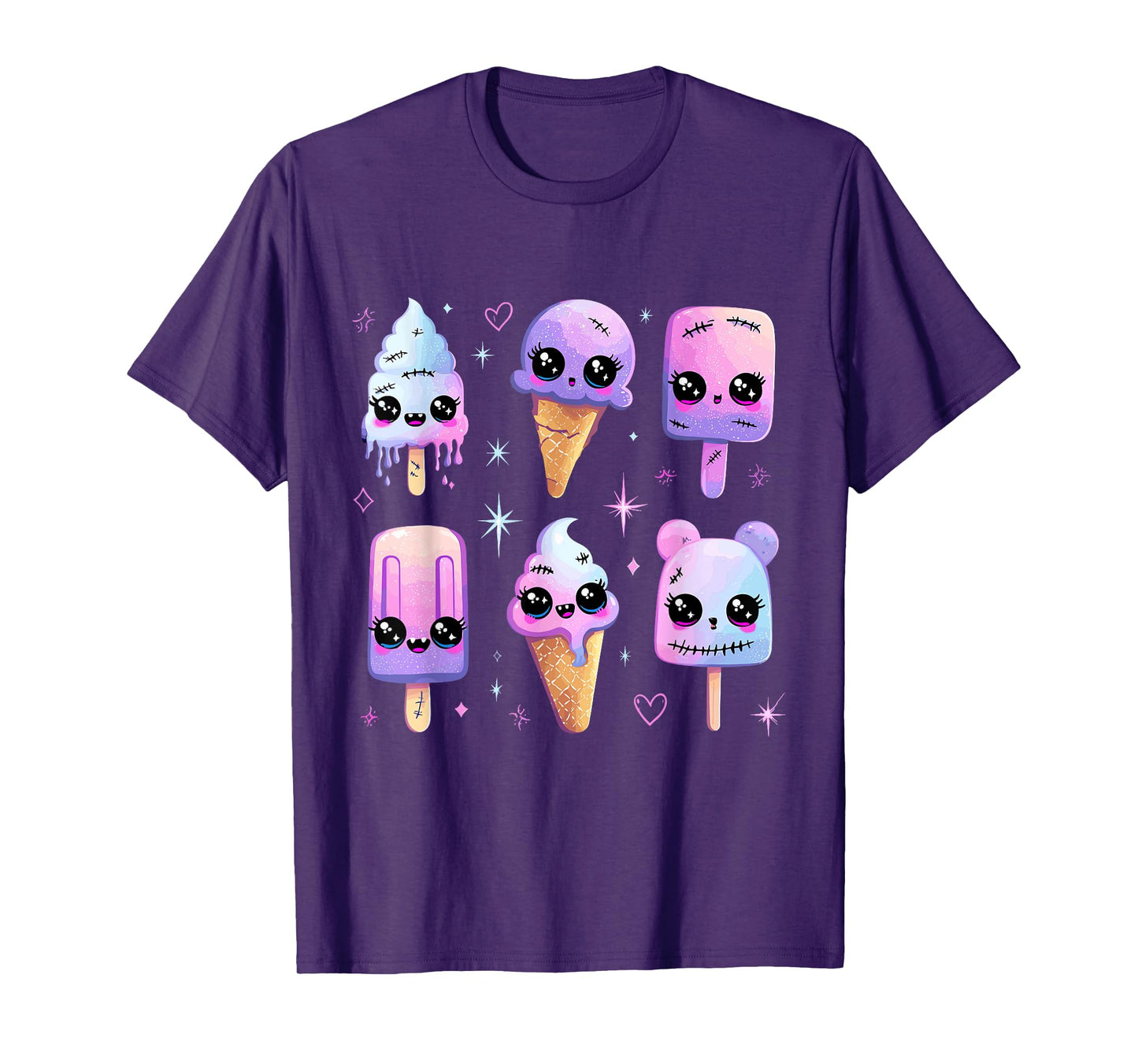 Funny Spooky Horror Halloween Ice Cream Summer Toddler Kids T-Shirt