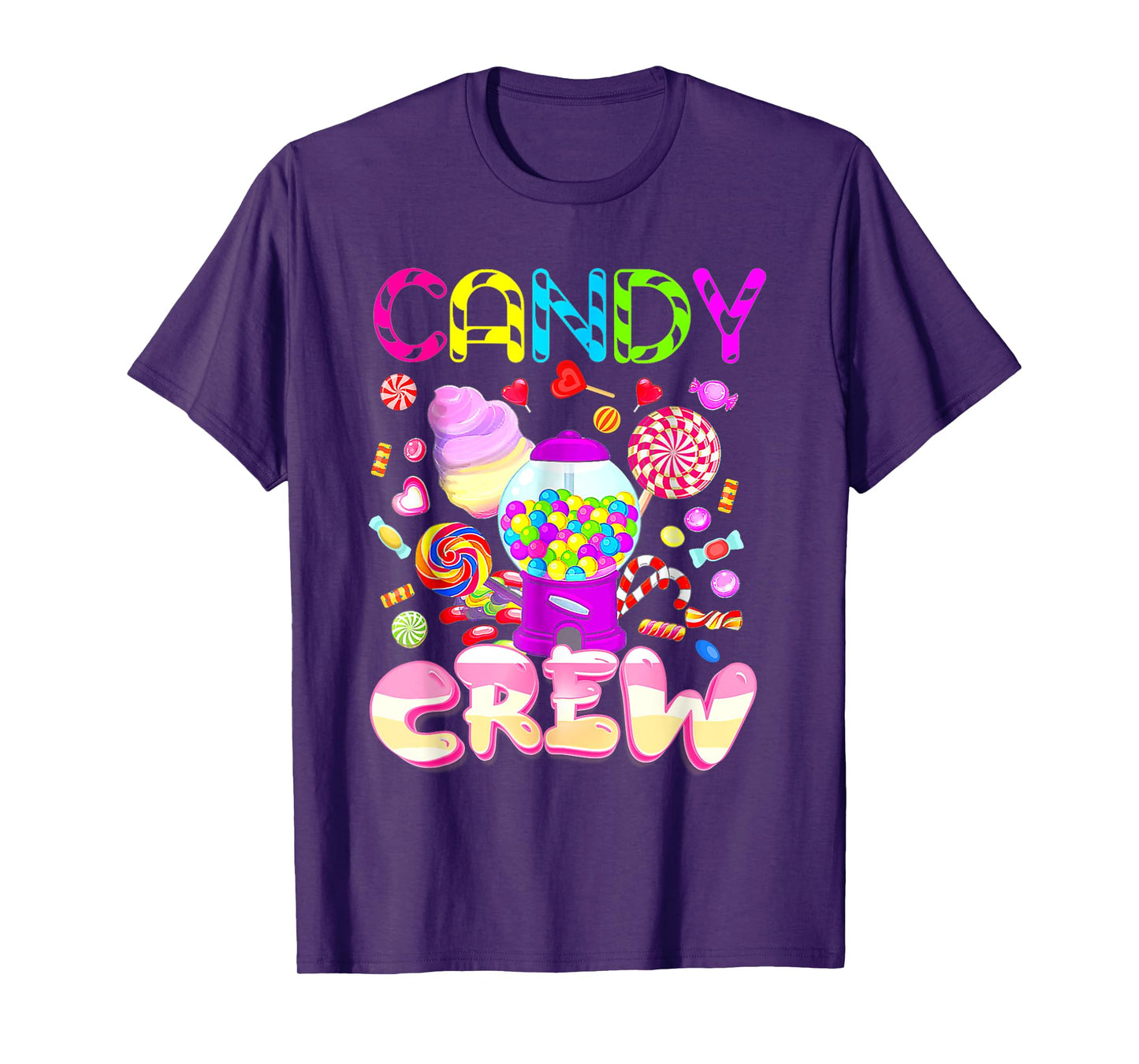 Candy Crew Costume Candy Land Kids Boy Girls Sweet Foods T-Shirt
