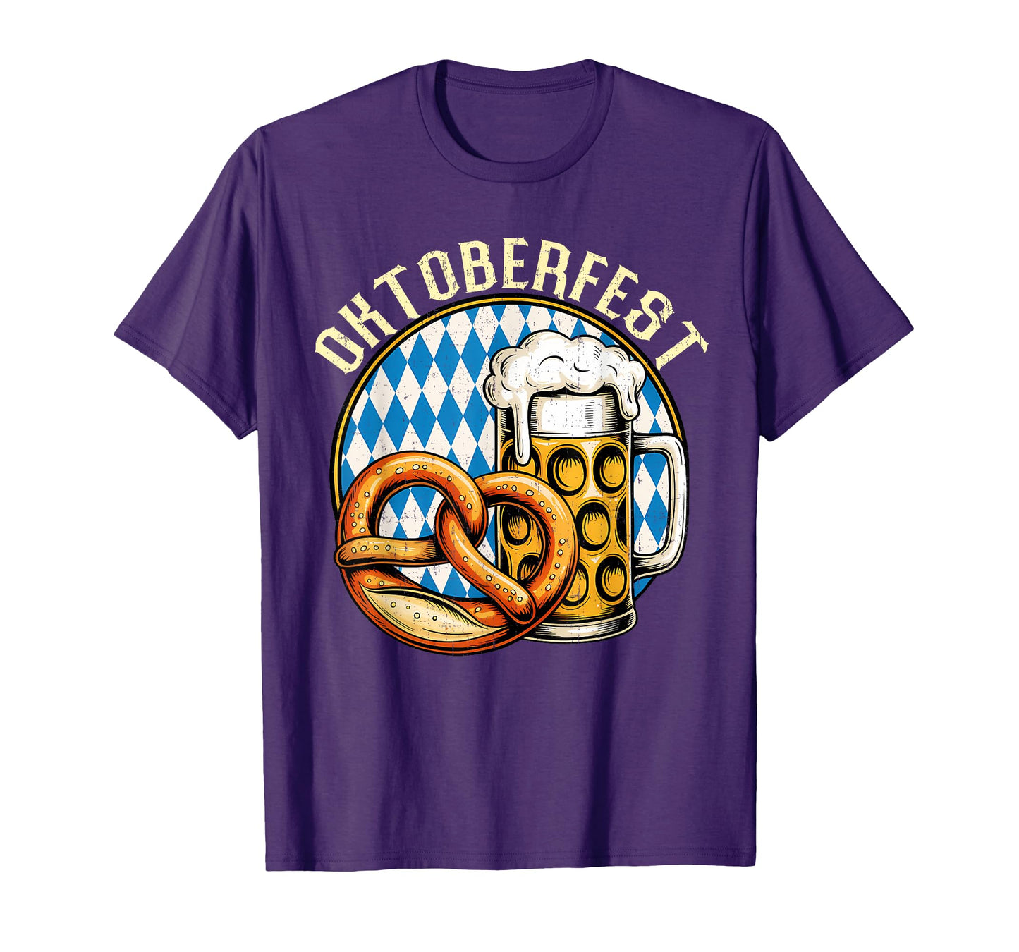 Oktoberfest Brezel Bier Pretzel Beer Funny Party Men Women T-Shirt