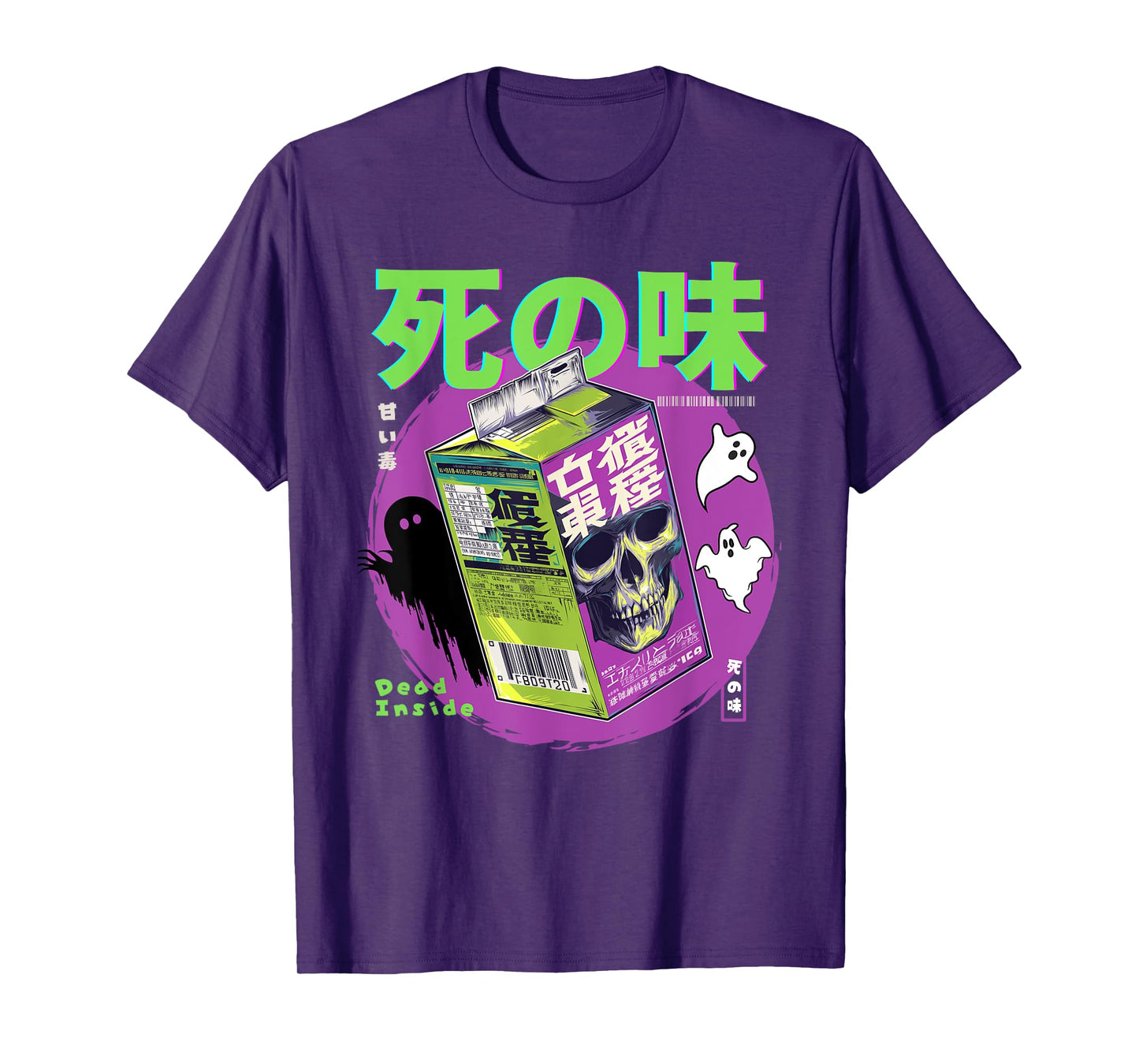 Yami Kawaii Japanese Juice Anime Kpop Y2K Scull T-Shirt