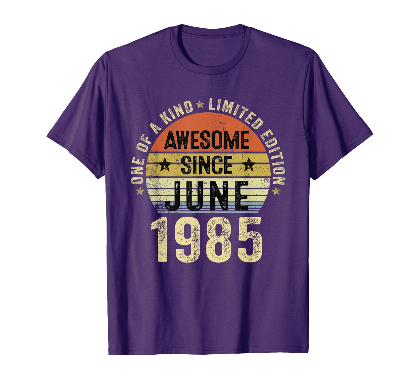 Vintage Awesome Since June 1985 Limited Edition 40th Bday T-Shirt