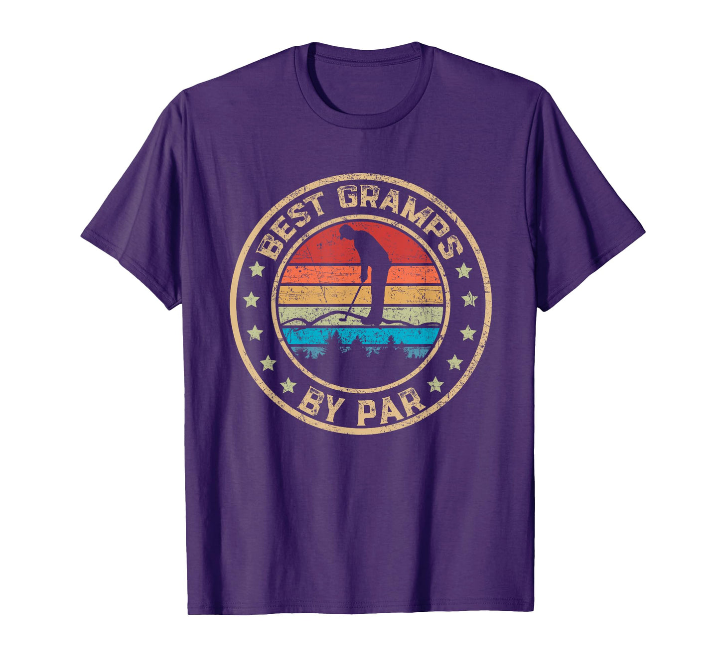Best Gramps by Par Golf Lover for Men Funny Fathers Day T-Shirt