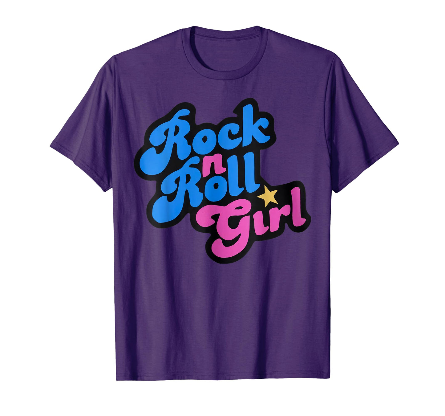 Rock N Roll Girl Ocean Fish Halloween Costumes Group Family T-Shirt