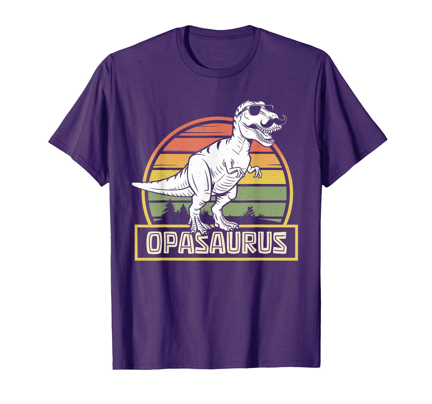 Opasaurus T Rex Dinosaur Opa Saurus Matching Family Men T-Shirt