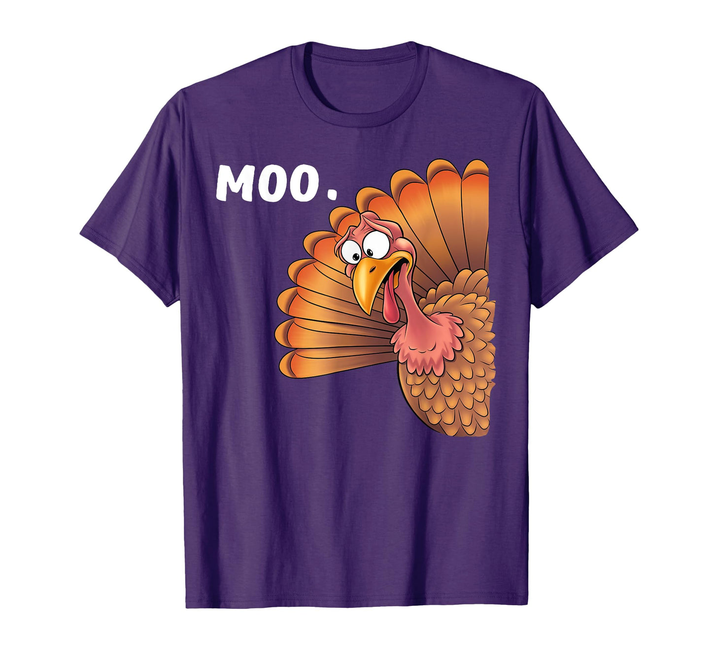 Turkey Moo Funny Thanksgiving Gifts For Men Women Kid Boy T-Shirt