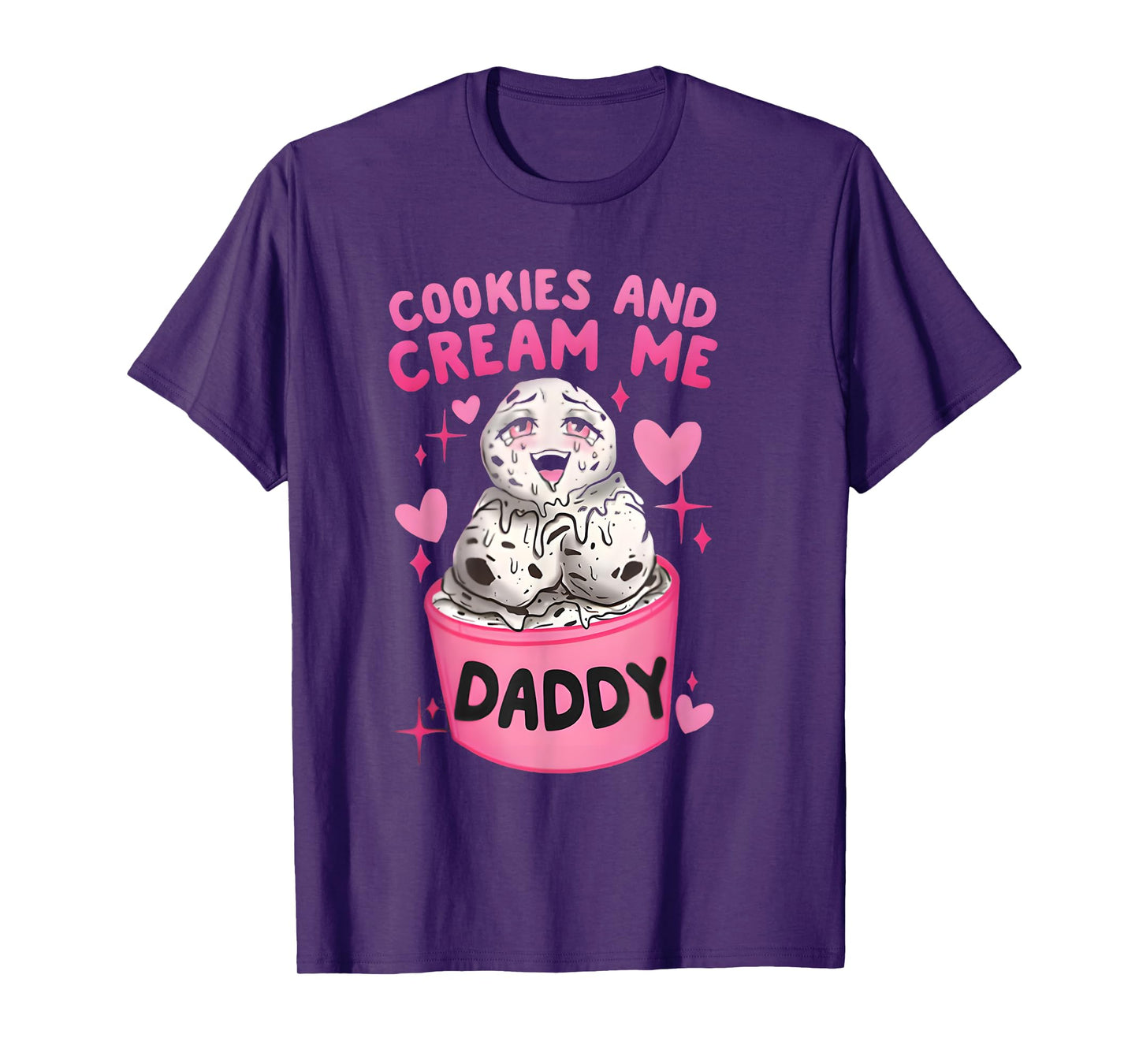 Cookies And Cream Me Daddy Funny Halloween Humor Sarcasm T-Shirt