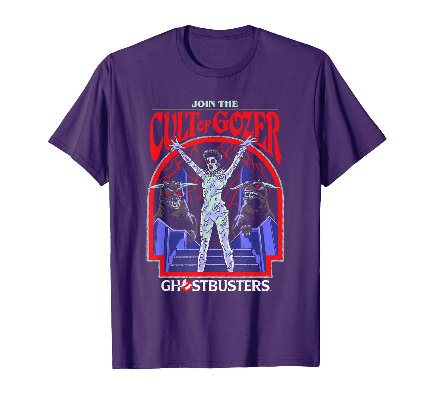 Steven Rhodes x Ghostbusters Join the Cult of Gozer Retro T-Shirt