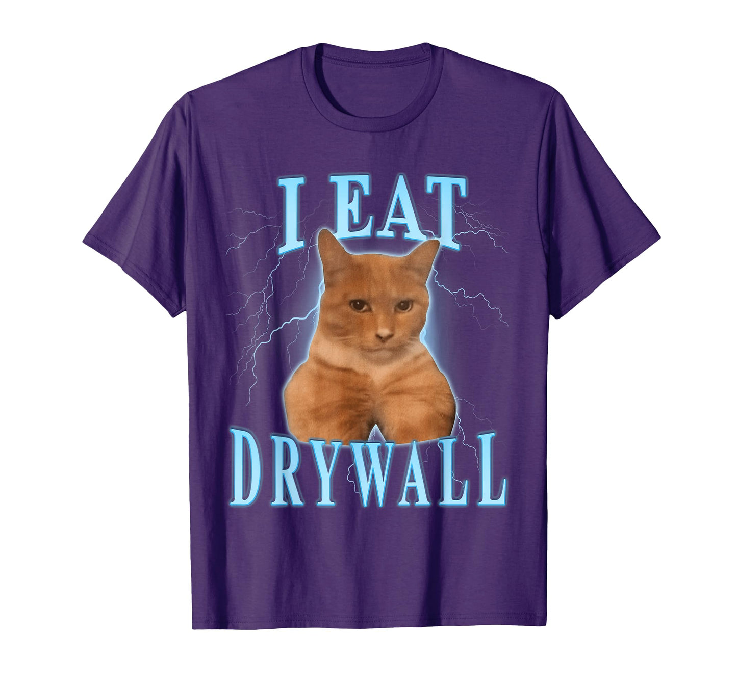 I eat drywall Cat Men Women Kids T-Shirt
