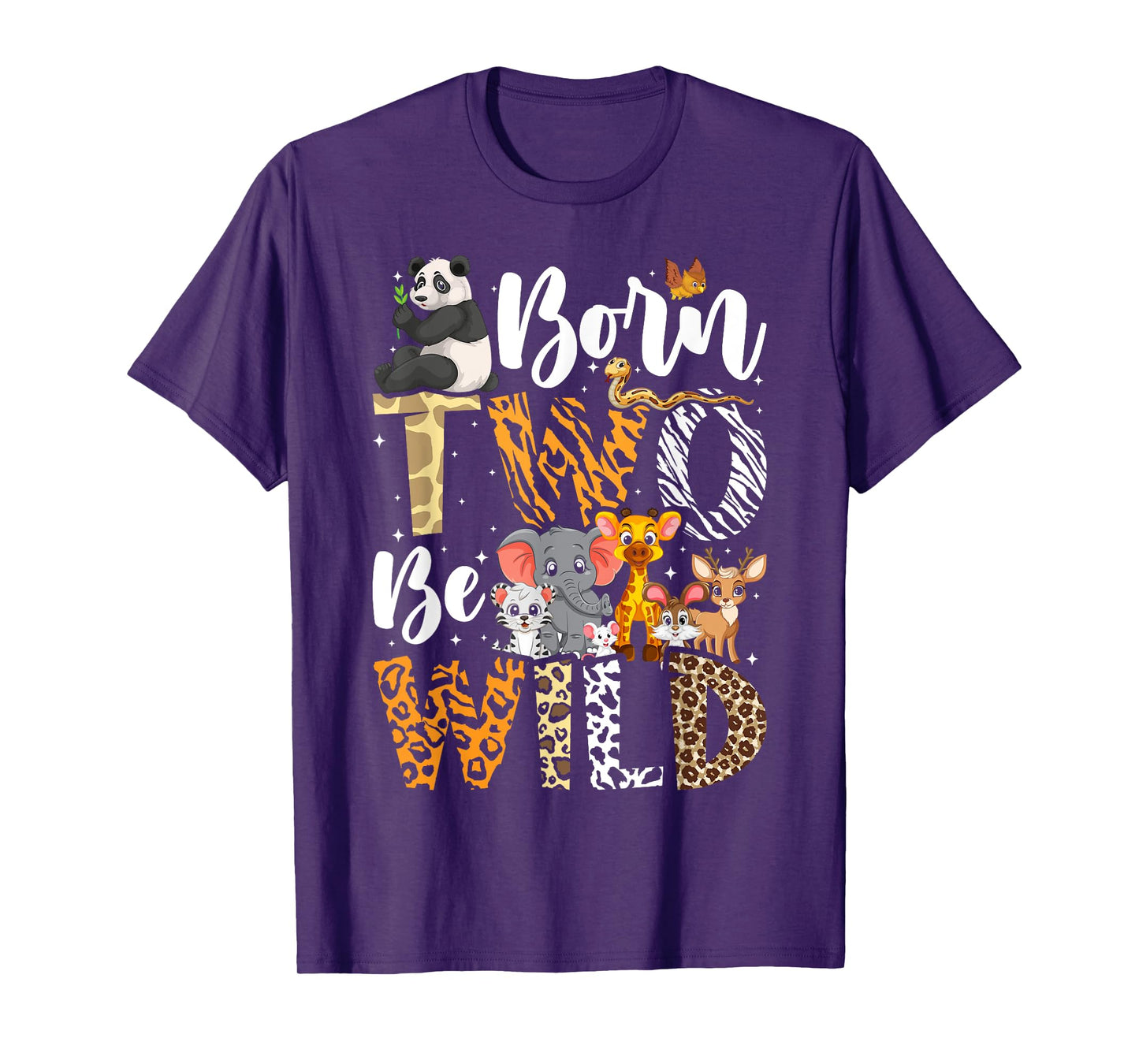 Born 2 Be Wild Birthday Decorations Girl Boy Baby Lion 2nd T-Shirt