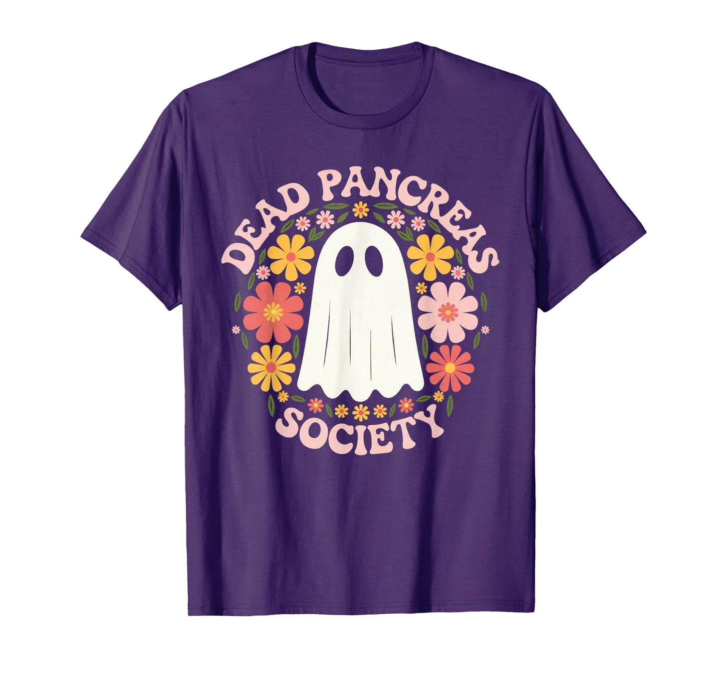 Dead Pancreas Society Ghost Diabetes Awareness T-Shirt