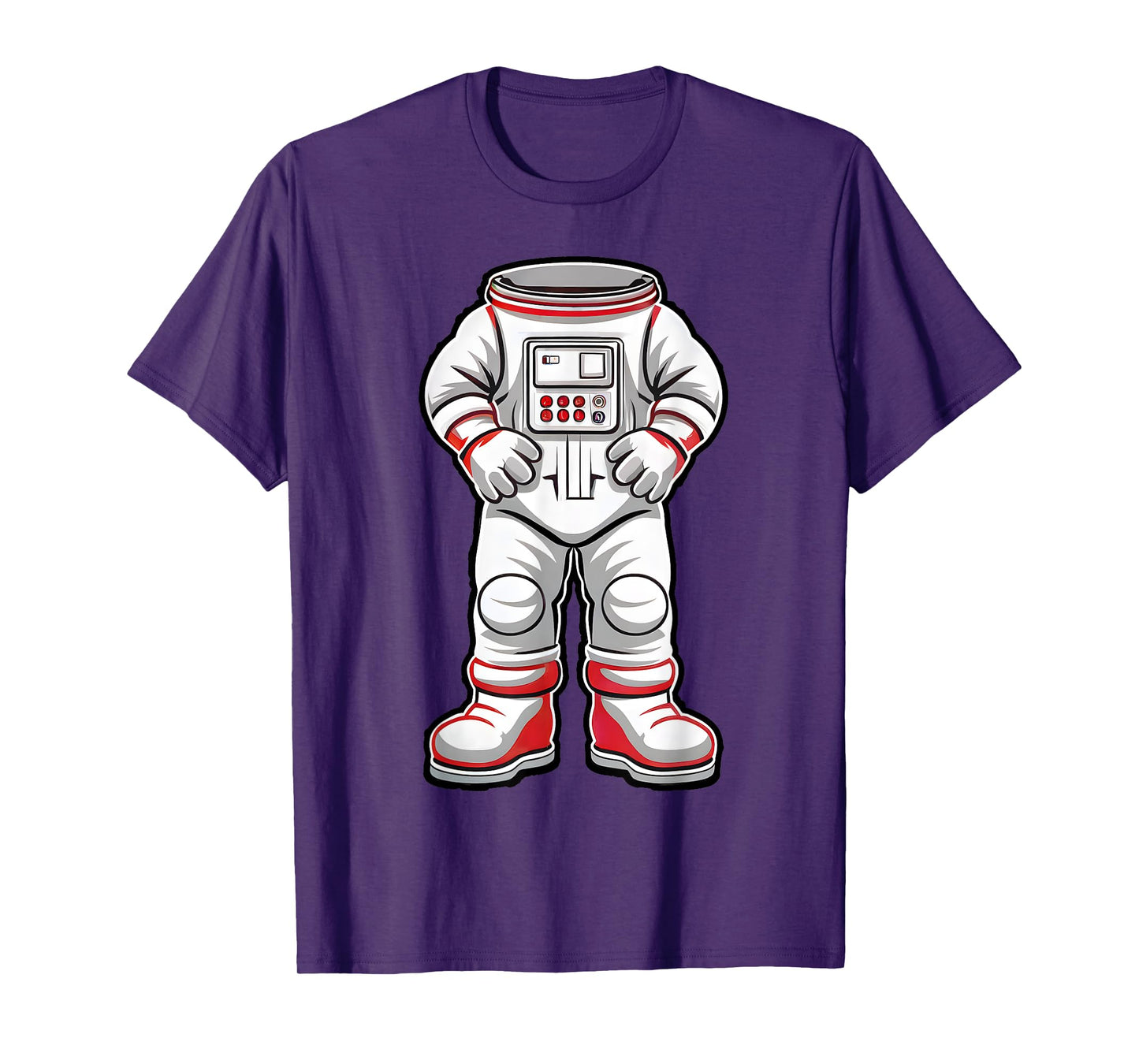 Astronaut Costume Cosplay Halloween Kids Birthday Space T-Shirt