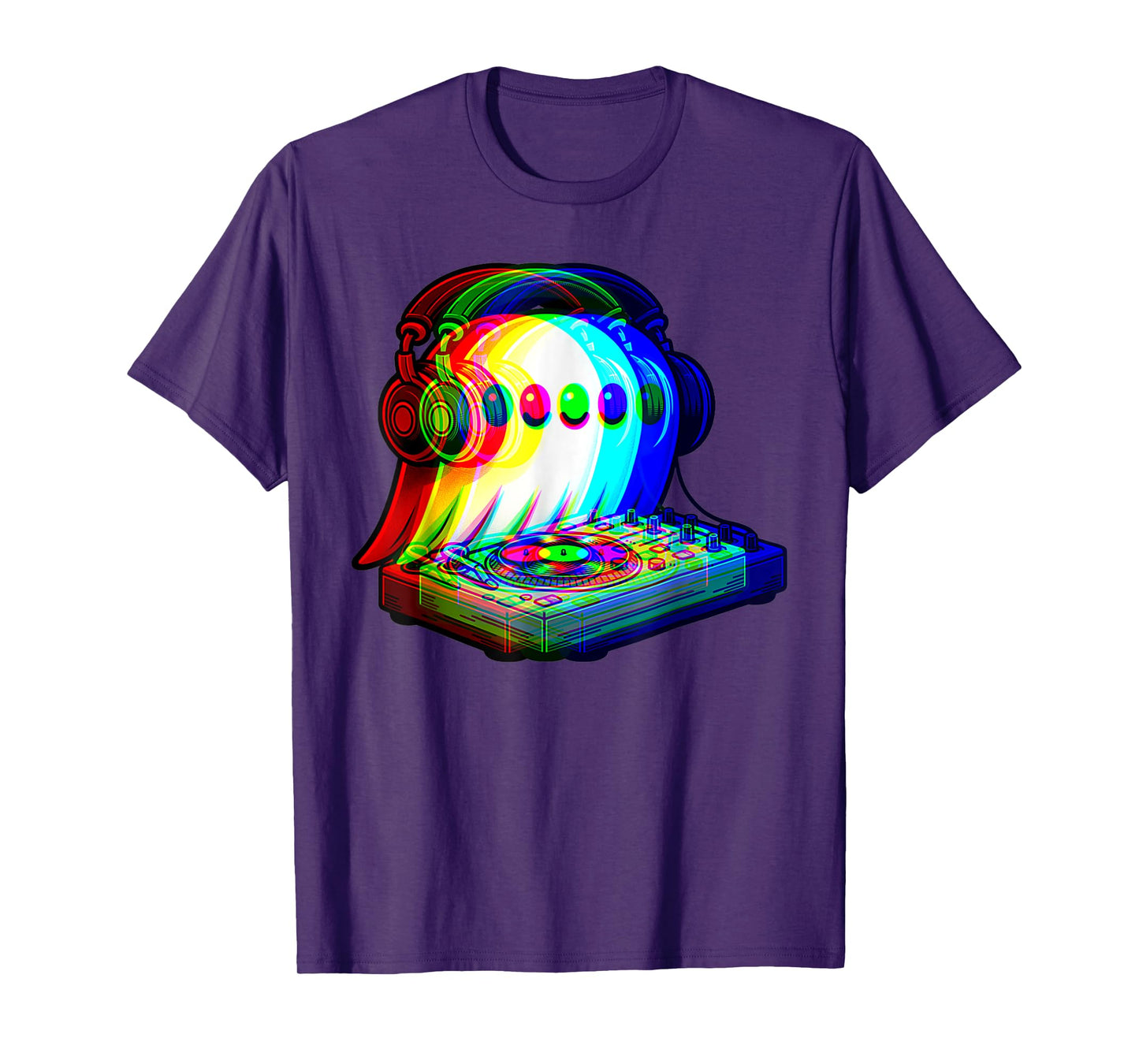 house music ghost Halloween Techno Rave Halloween Party T-Shirt