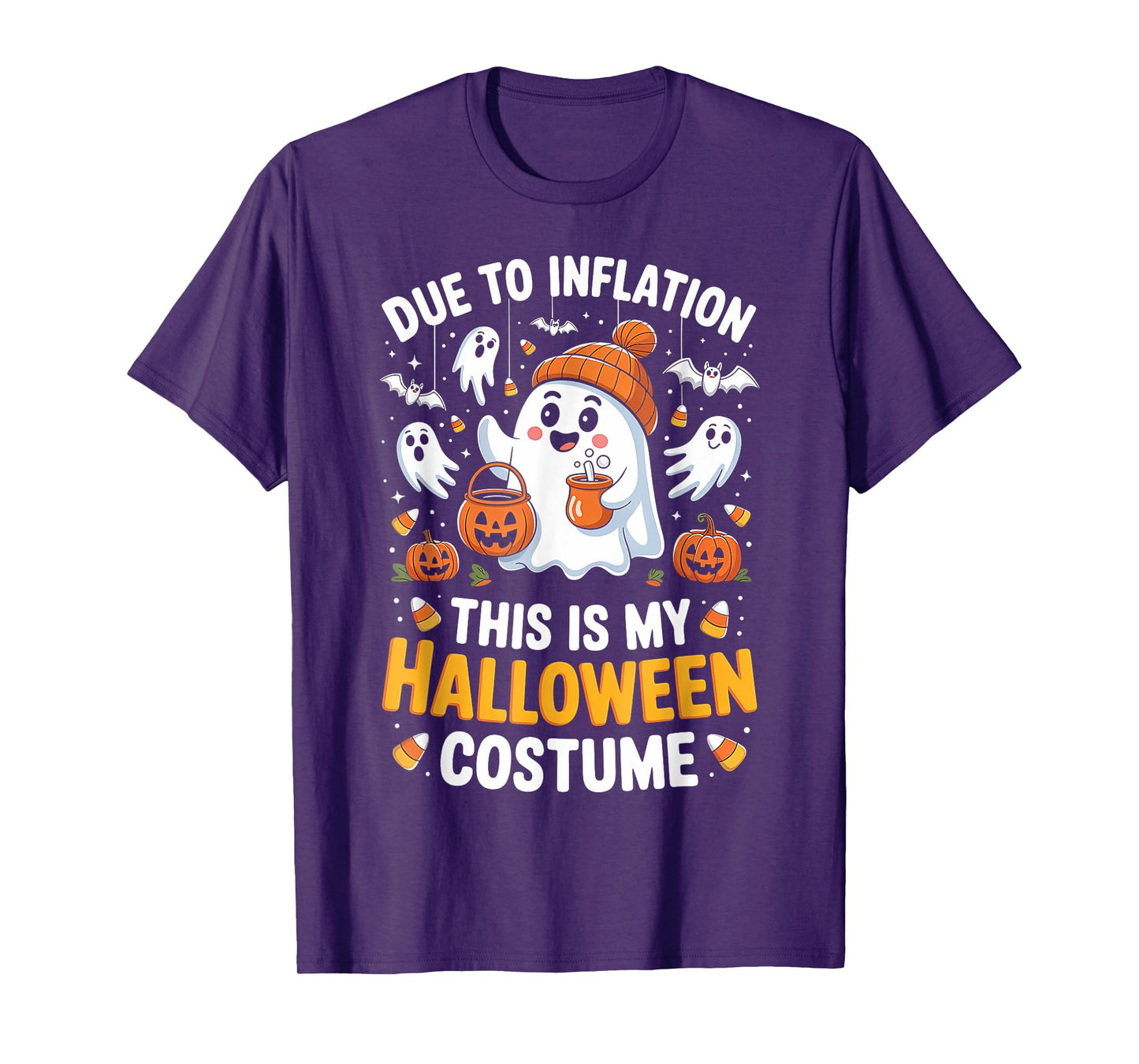 Funny Due To Inflation This Is My Halloween Costume T-Shirt